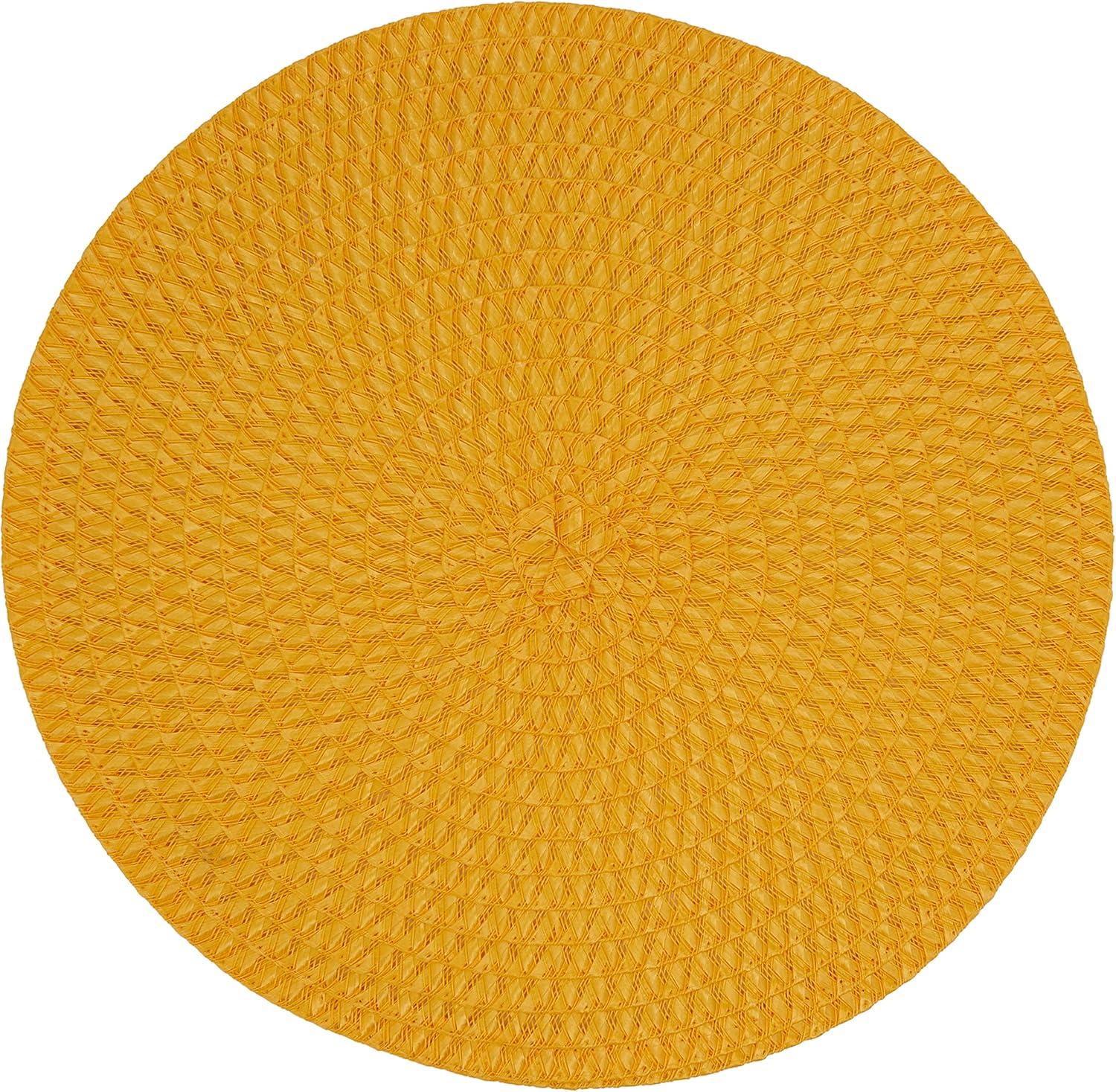 Brielle Polypropylene Plastic Round Placemat