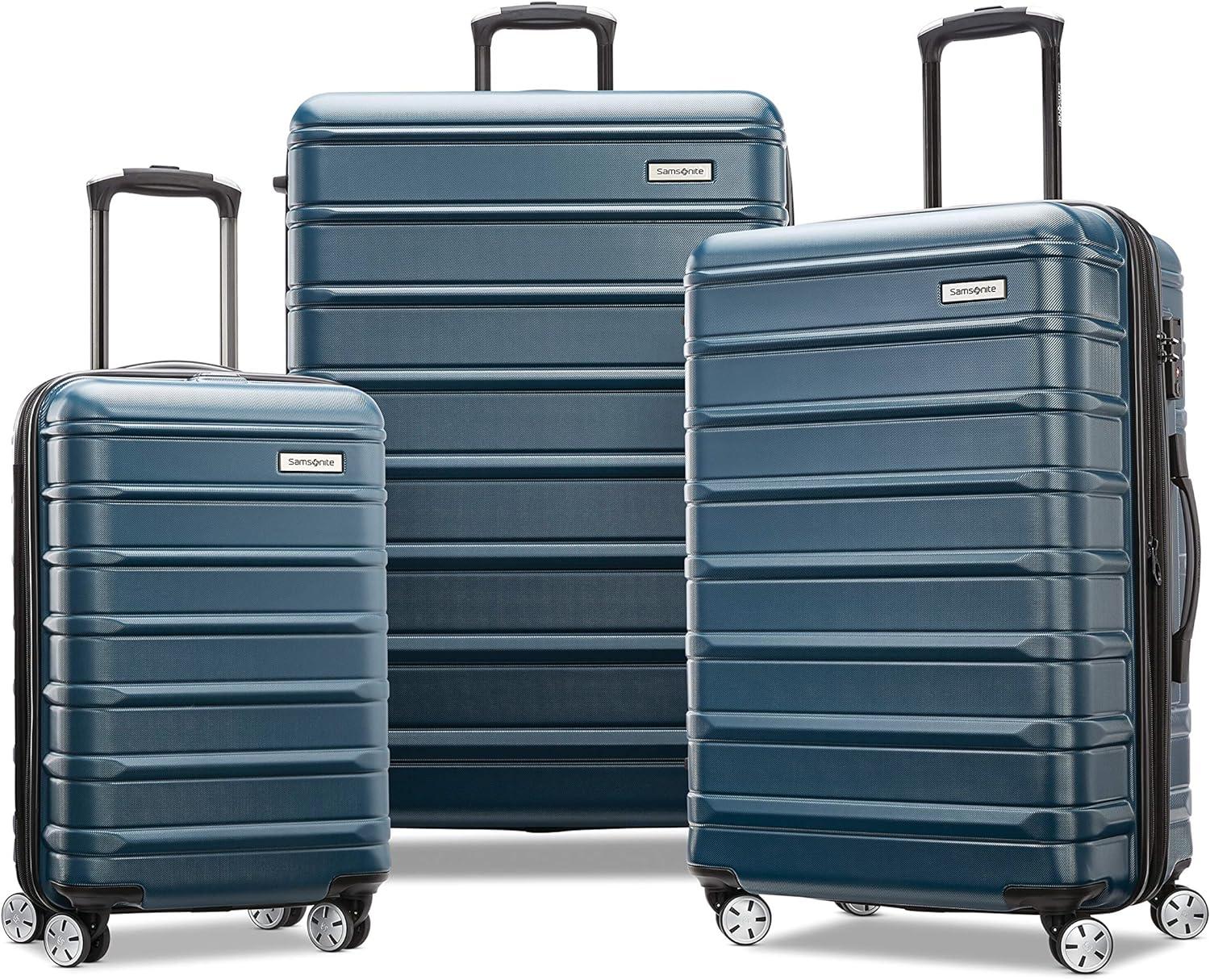 Samsonite 20" 3 Piece Hardside Spinner Carry On Luggage Set, Nova Teal