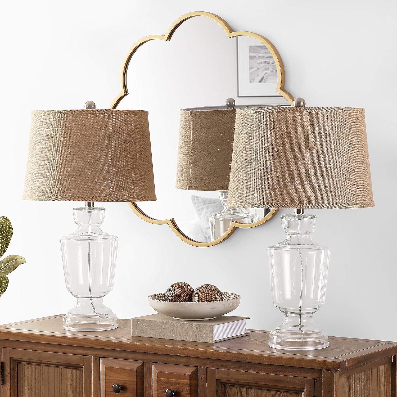 Amby Table Lamp (Set of 2) - 24 Inch Height - TBL4287 - Clear - Safavieh