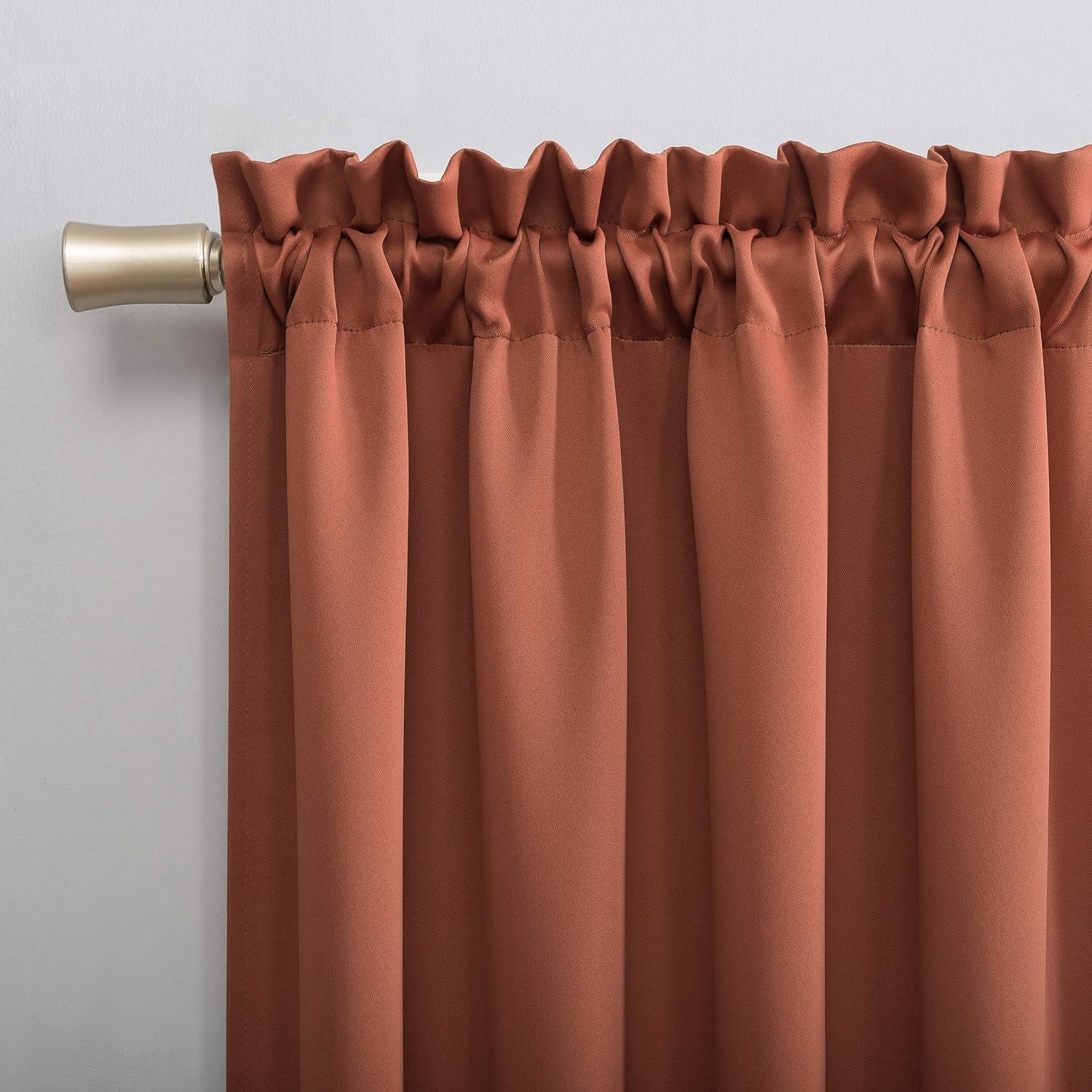 Sun Zero Blackout Kenneth Energy Saving Rod Pocket Curtain Panel