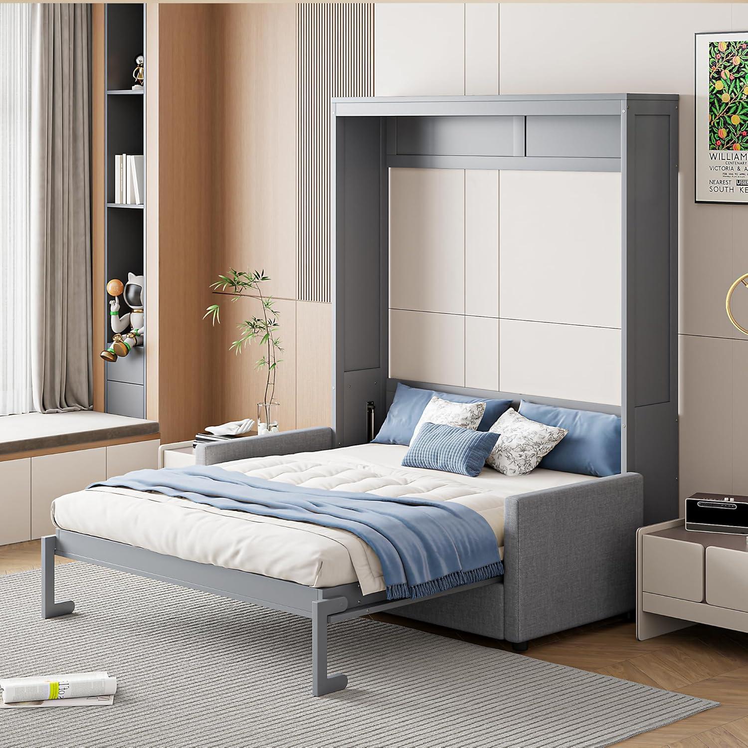Greenhome Trade Murphy Bed Wall Bed With Cushion