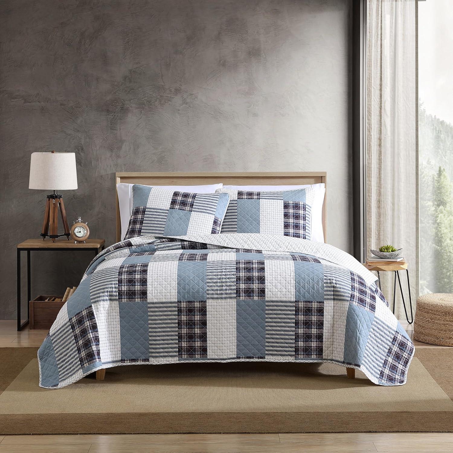 Camano Island Quilt And Sham Set Plum - Eddie Bauer®