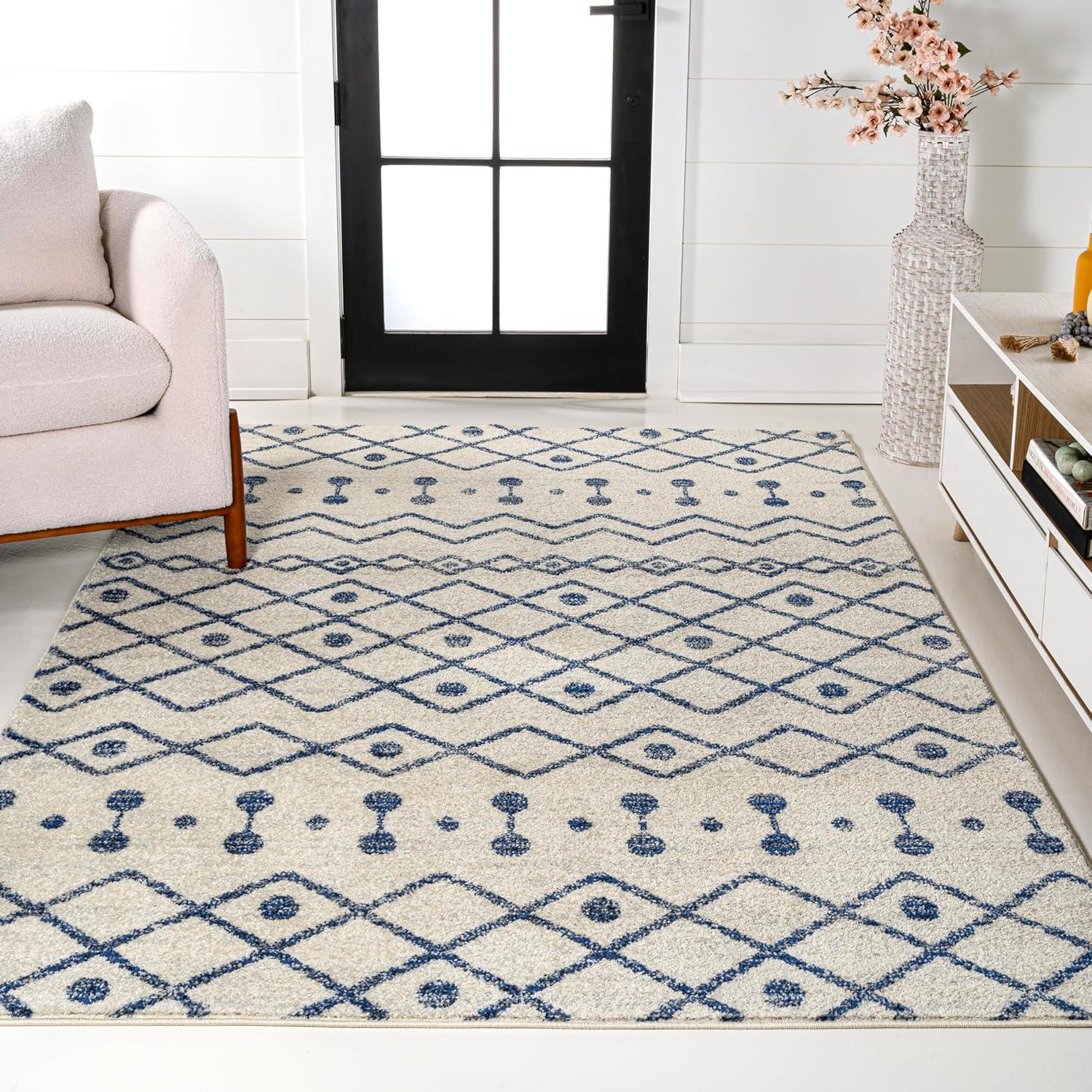 Aksil Moroccan Beni Souk Area Rug - JONATHAN Y