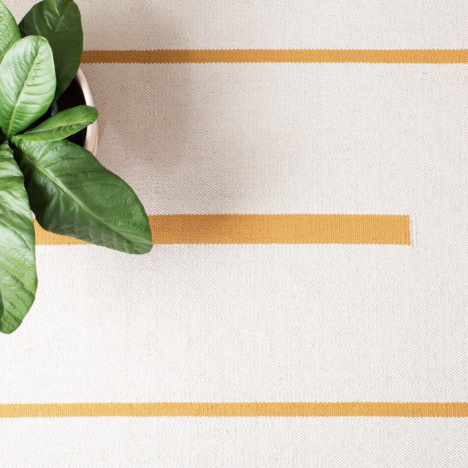 Montauk MTK311 Hand Woven Indoor Area Rug - Ivory/Gold - 5'x8' - Safavieh