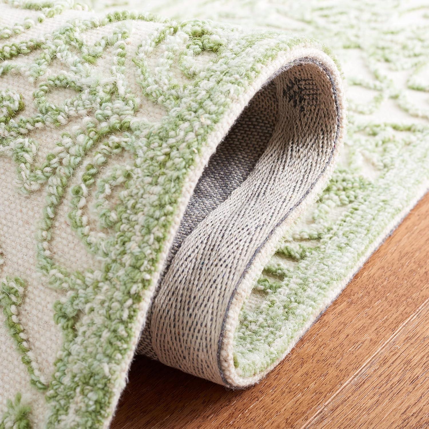 Martha Stewart Rugs Msr Trace Martha Stewart Hand Tufted Wool And Cotton With Latex Damask Rug