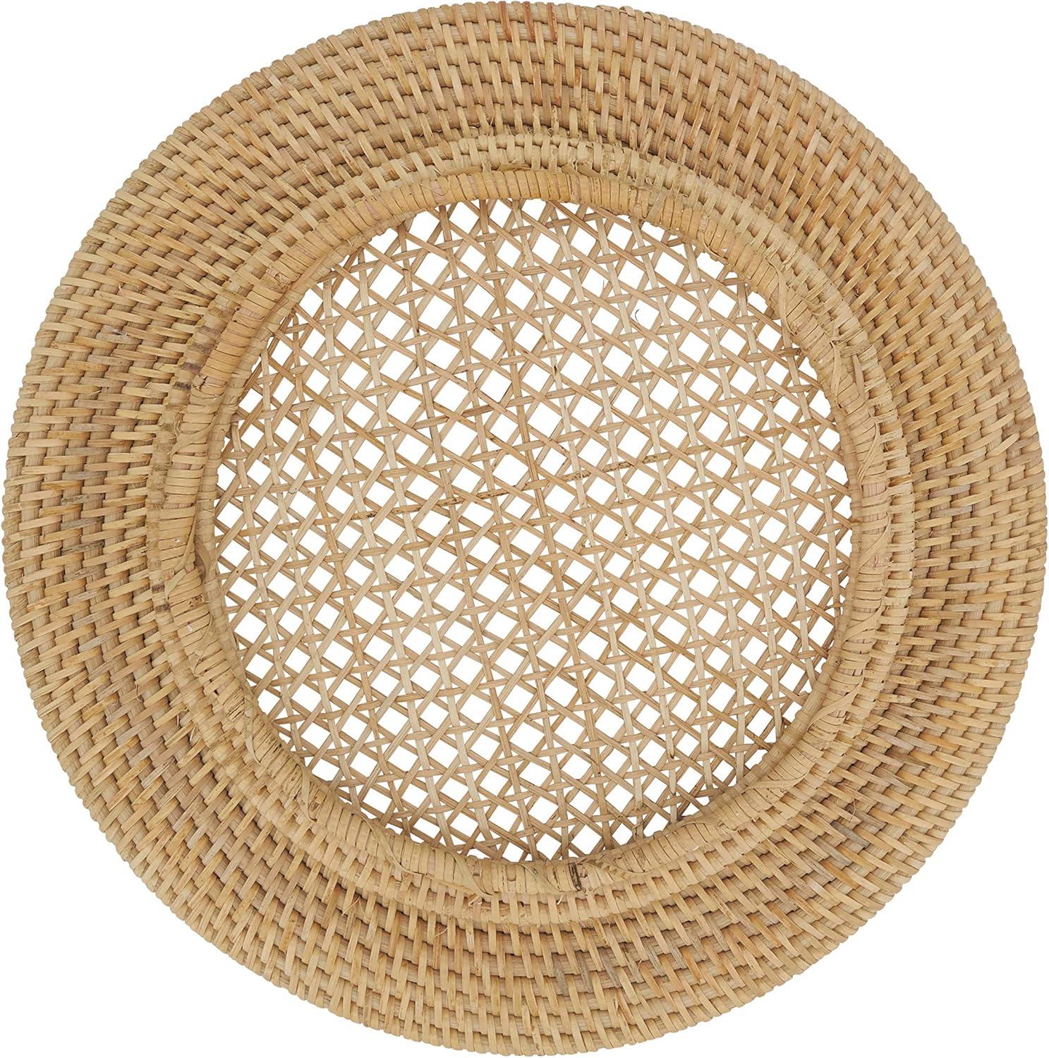 Saro Sousplat Collection Jute Charger (Set of 4)