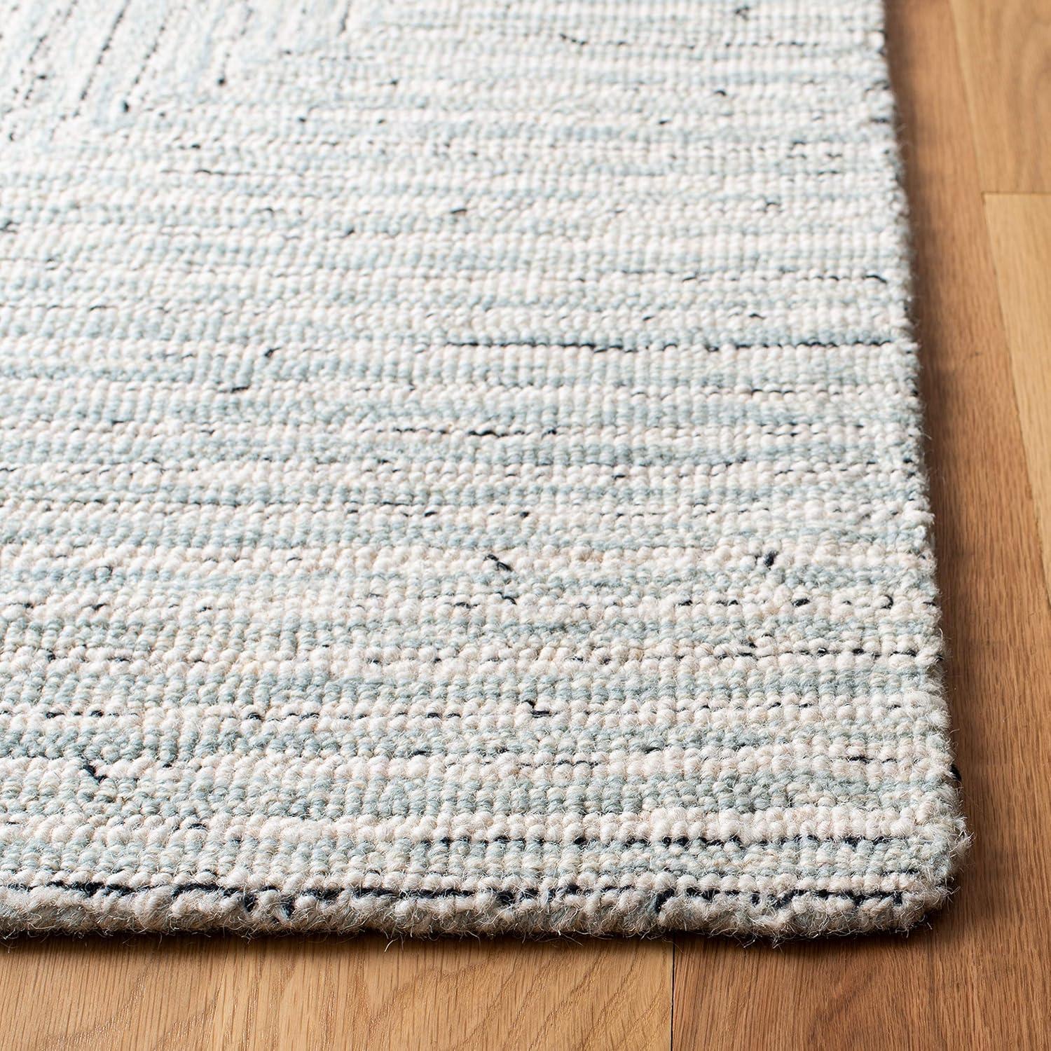 Micro-Loop MLP176 Hand Tufted Area Rug - Light Grey/Ivory - 5'x8' - Safavieh.