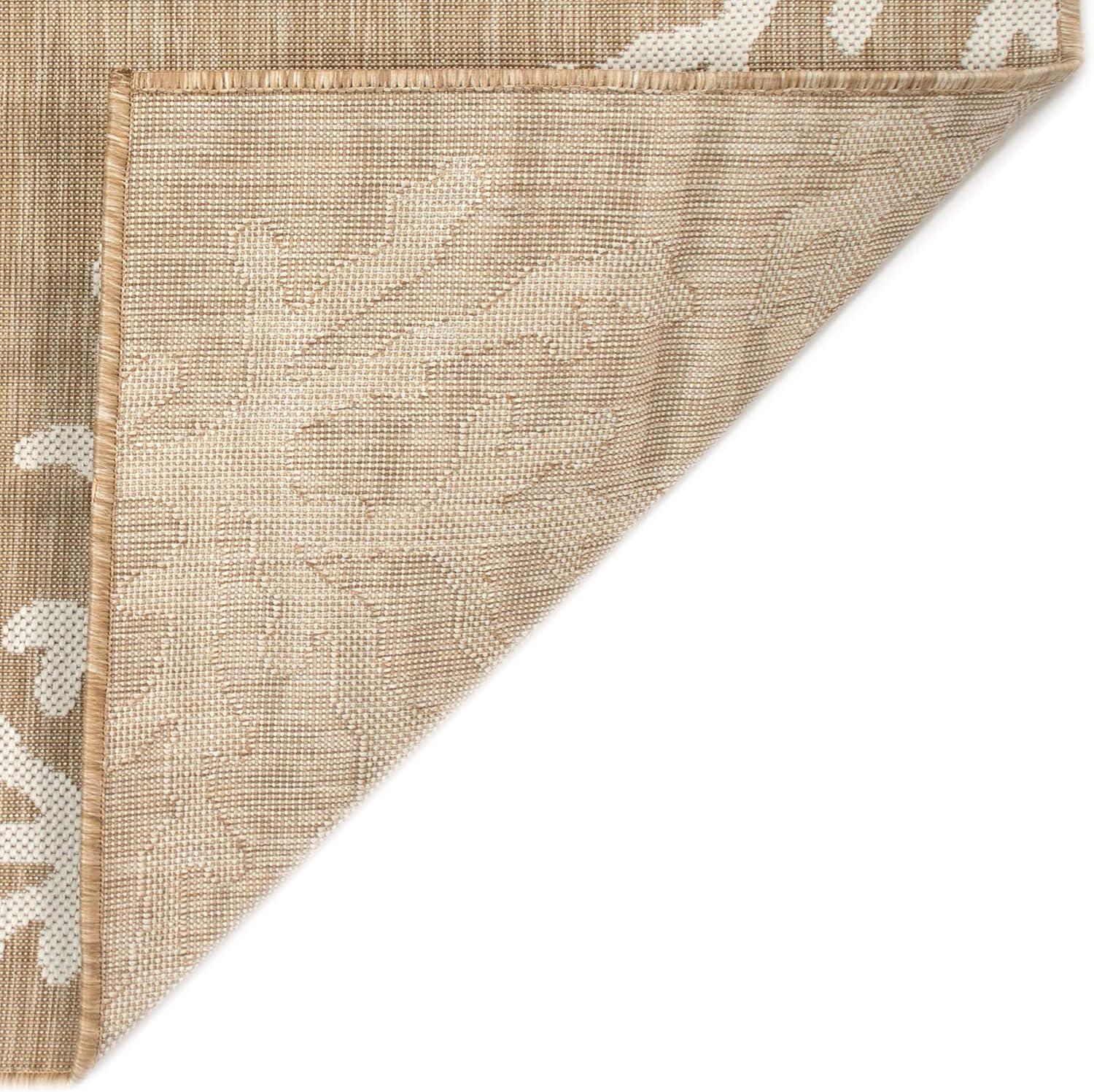 Liora Manne Carmel Coral Border Indoor/Outdoor Rug Sand 7'10" x 9'10"