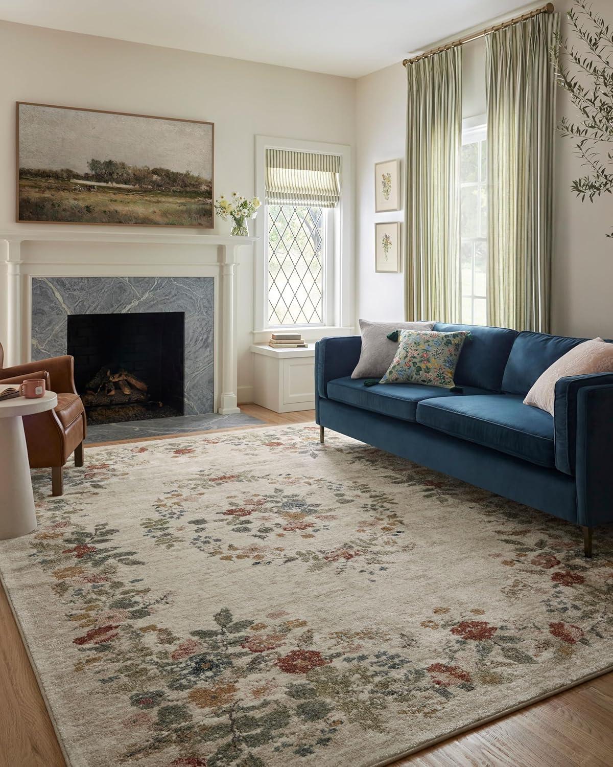 Rifle Paper Co. x Loloi Rifle Paper Co. x Loloi Laurel Cream Area Rug