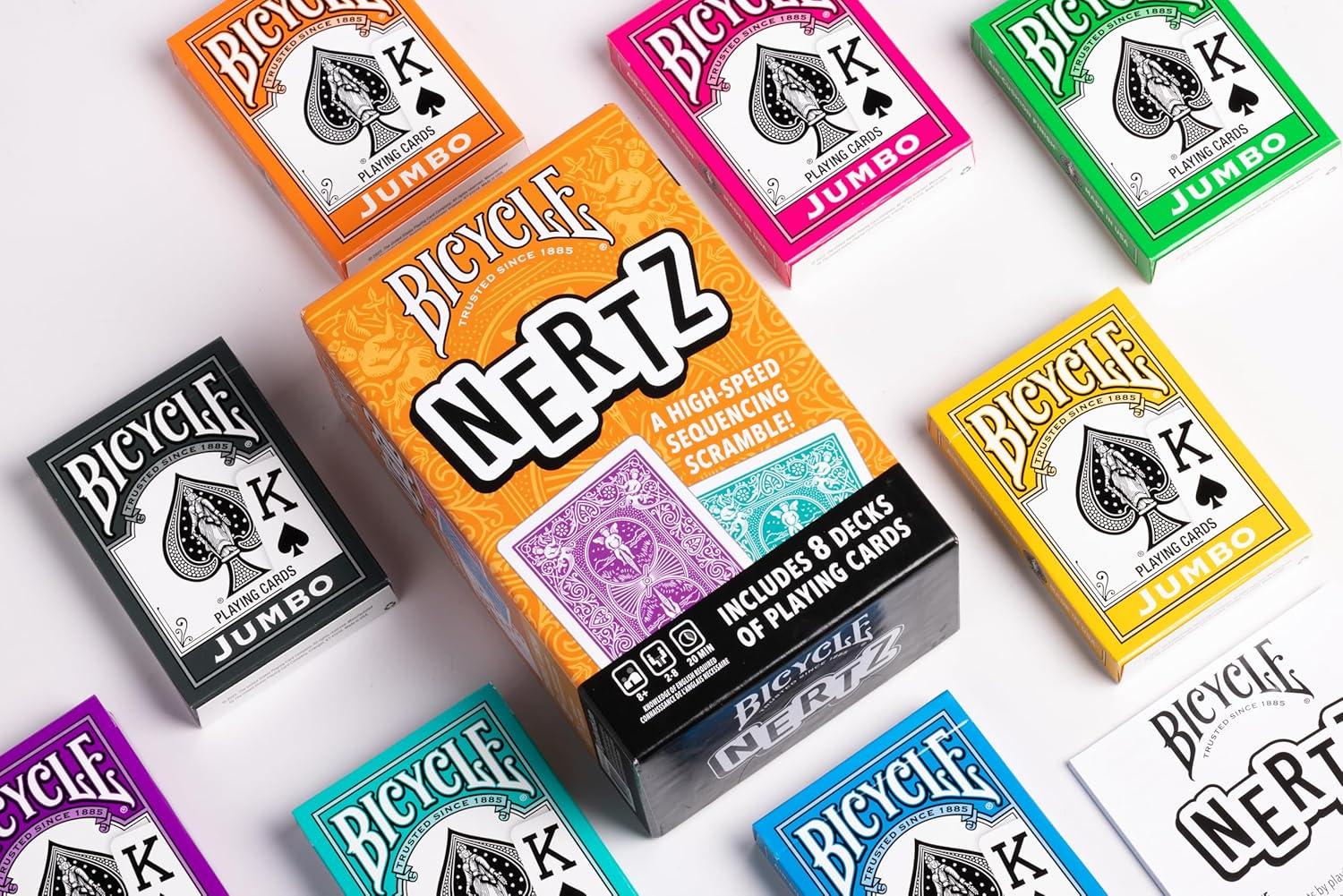Bicycle Nertz Playing Cards Game Multiplayer Solitaire (up to 8 Players)