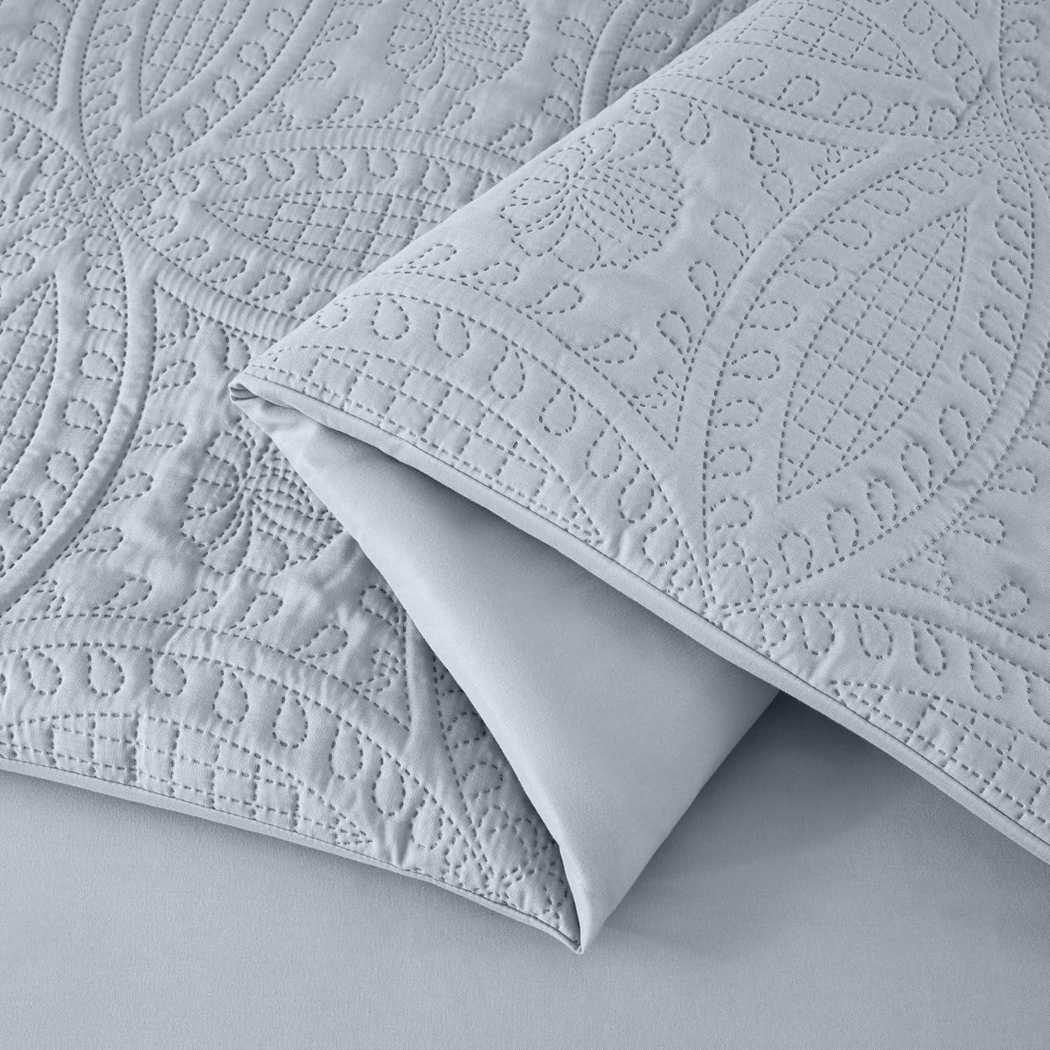 Chezmoi Collection Liam Microfiber 7 Piece Bed in a Bag Comforter Set