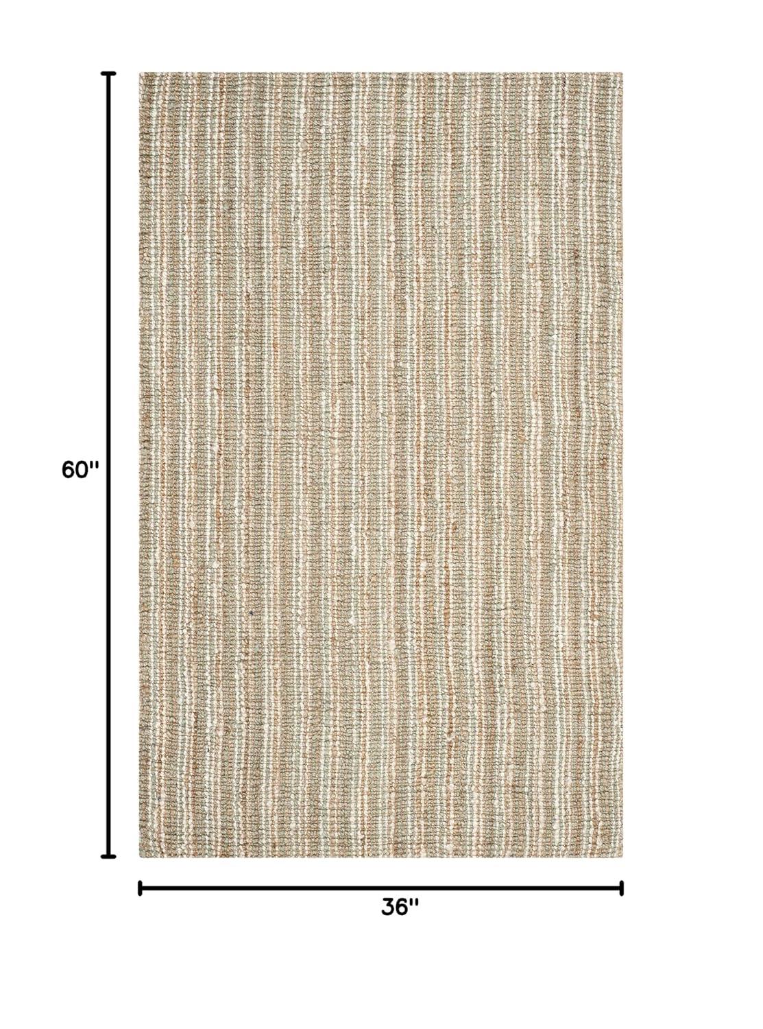 Natural Fiber NF447 Hand Woven Indoor Accent Rug - Natural/Ivory - 3'x5' - Safavieh