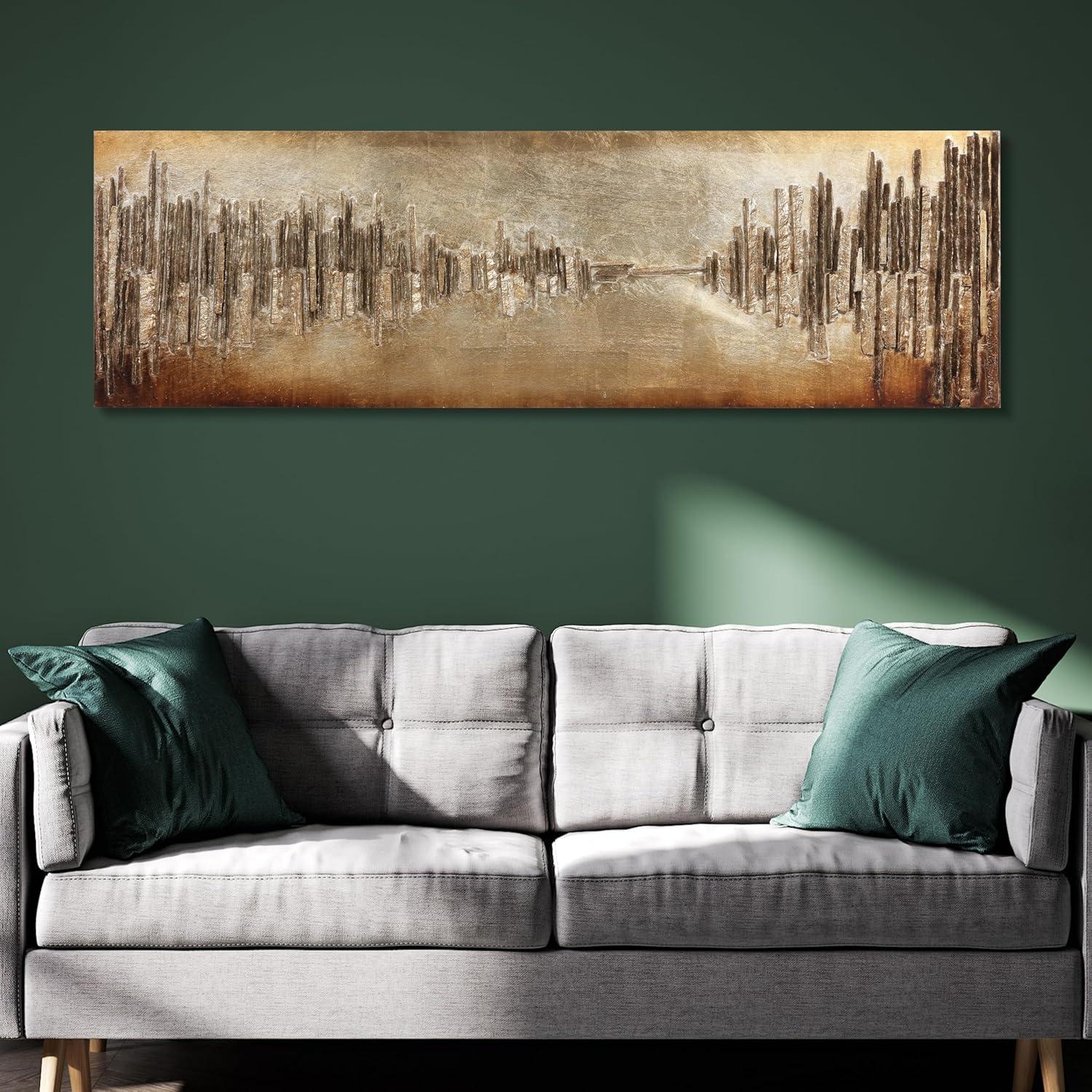Foundry Select "Passages" Handed Painted Rugged Wooden Wall Art