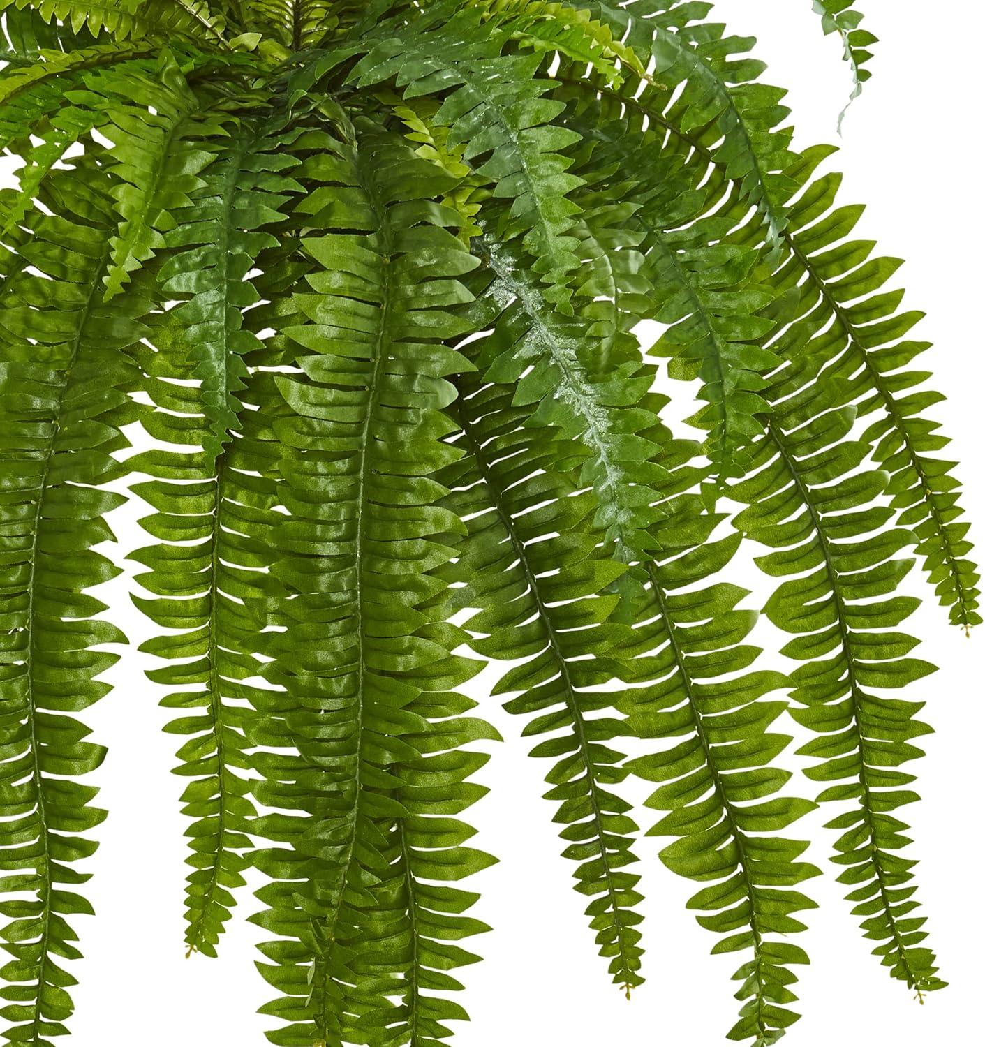 Set of 2 Artificial Boston Fern Plants - Nearly Natural