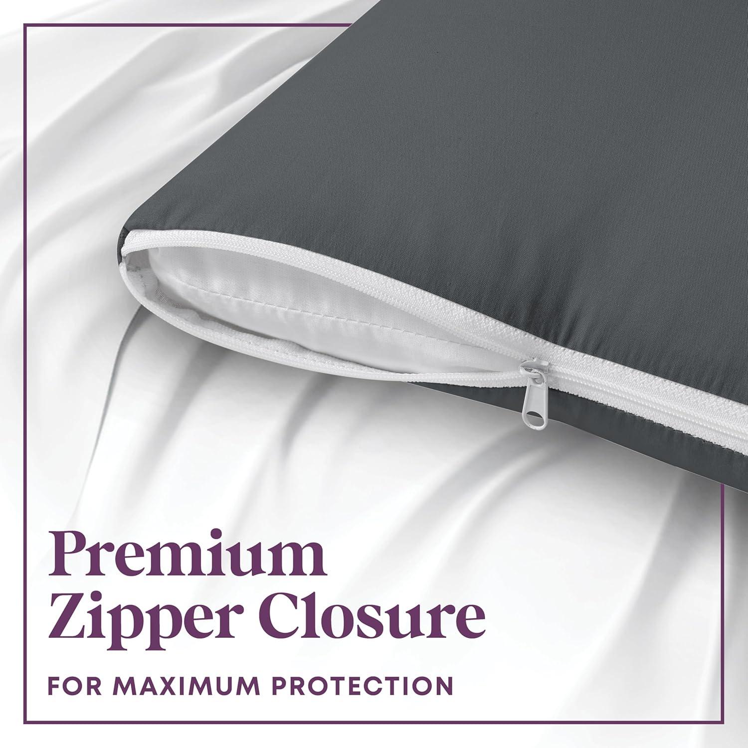 Circles Home, 100% Cotton Zippered Pillow Protector