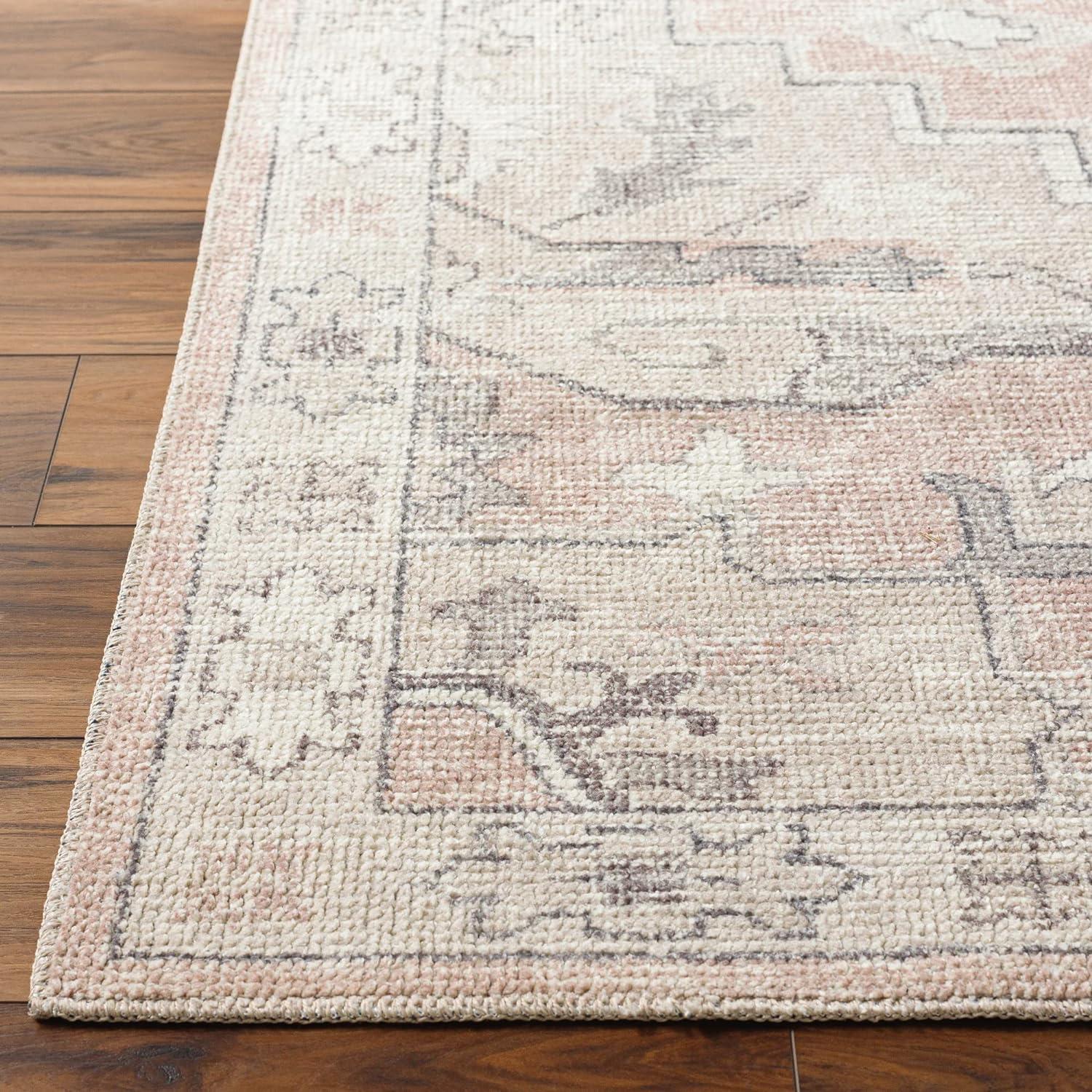 Becki Owens x Livabliss Elle Oriental Rose Smoke Area Rug