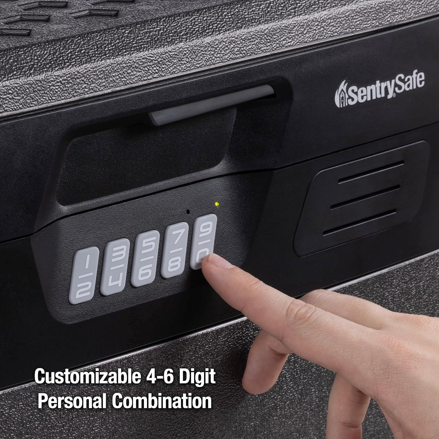 SentrySafe FHW40300 Fire and Water-Resistant File Safe with Digital Lock, 0.66 Cu. ft.