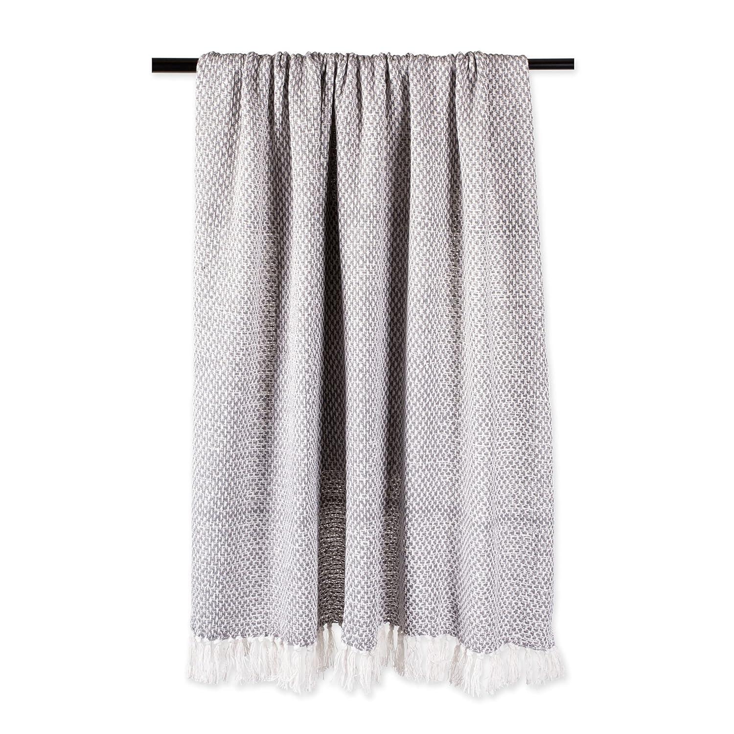 Design Imports Hand Woven Throw Blanket