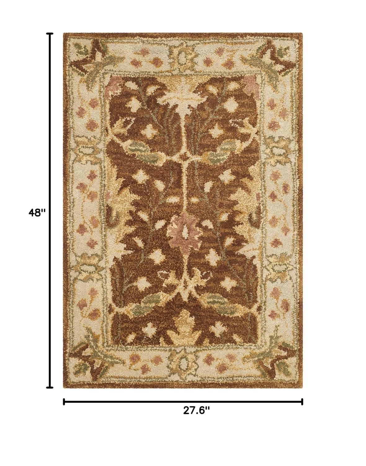 Antiquity AT824 Hand Tufted Indoor Accent Rug - Grey/Multi - 2'3"x4' - Safavieh