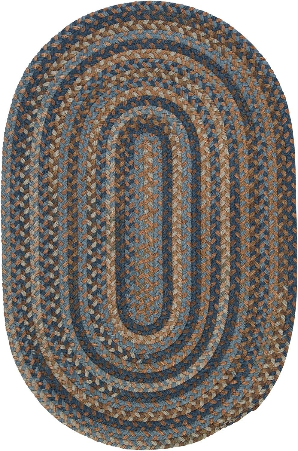 Cage Dusk 2 ft. x 4 ft. Braided Oval Area Rug