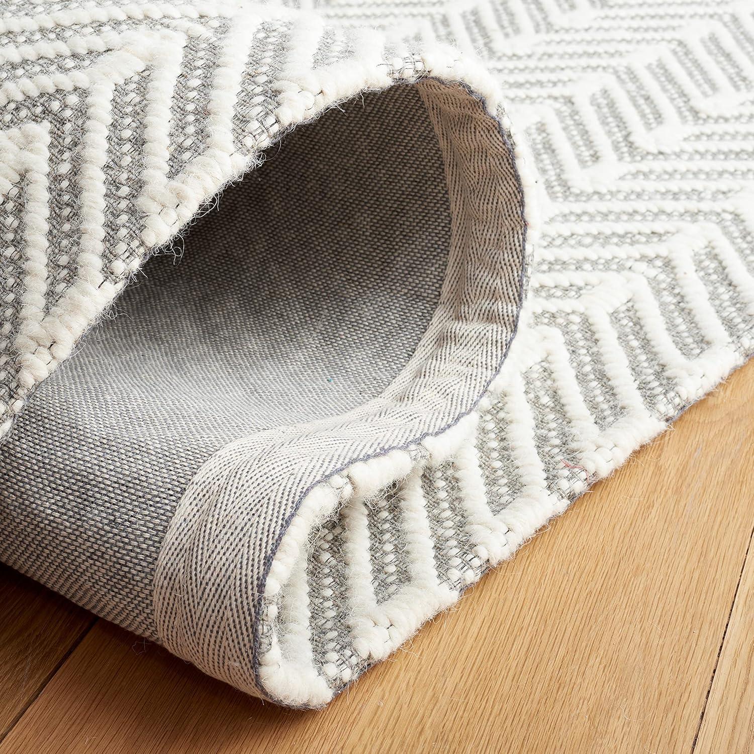 Natura NAT402 Hand Woven Area Rug - Grey/Ivory - 8'x10' - Safavieh.