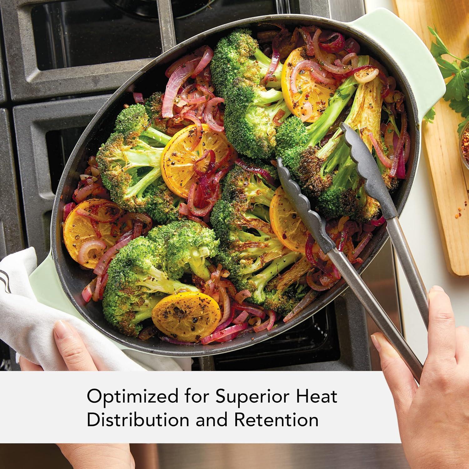KitchenAid® KitchenAid Cast Iron Oval Au Gratin Roasting Pan Suitable - 2.5 Quart