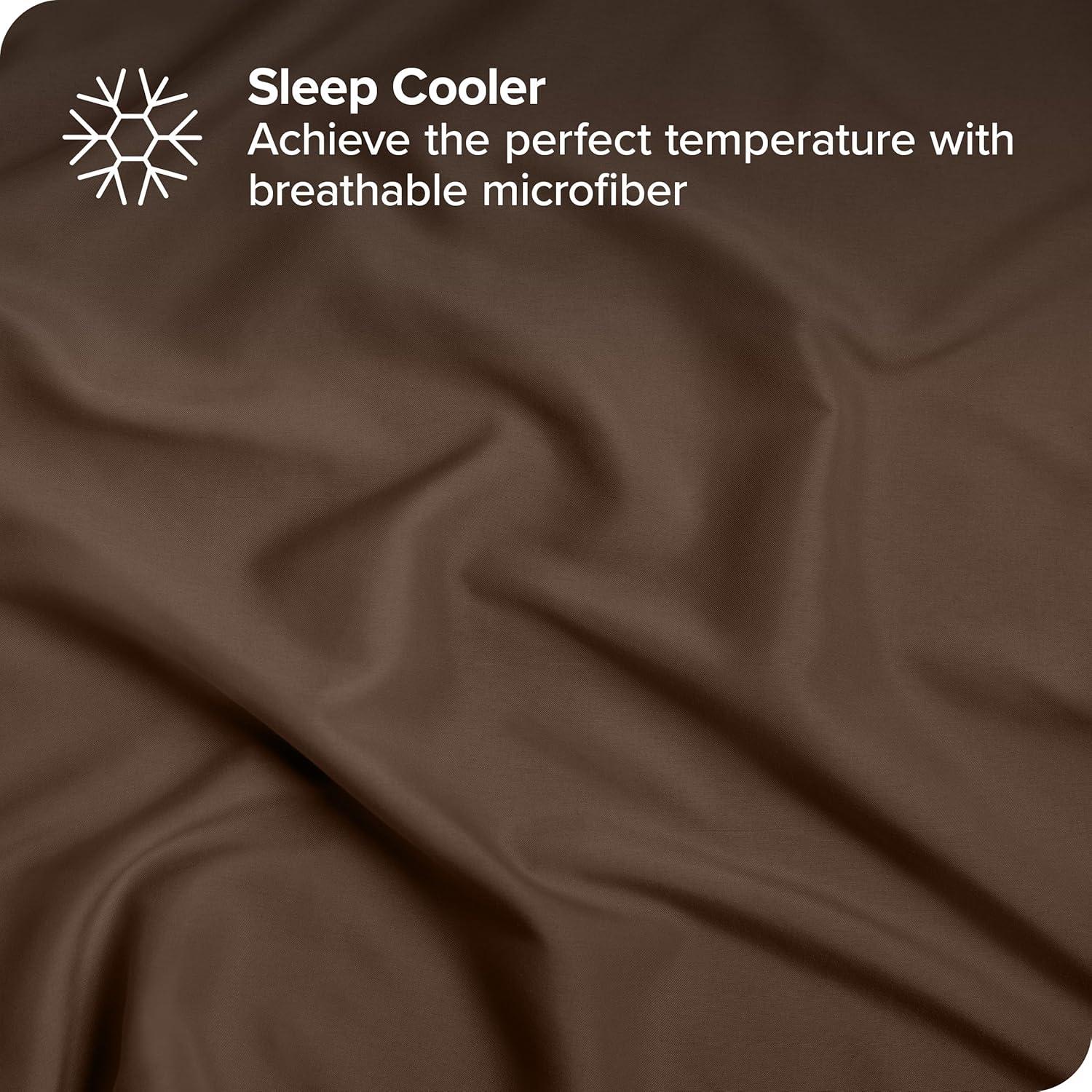 Bare Home 1800 Premium Microfiber Reversible Bed-In-A-Bag