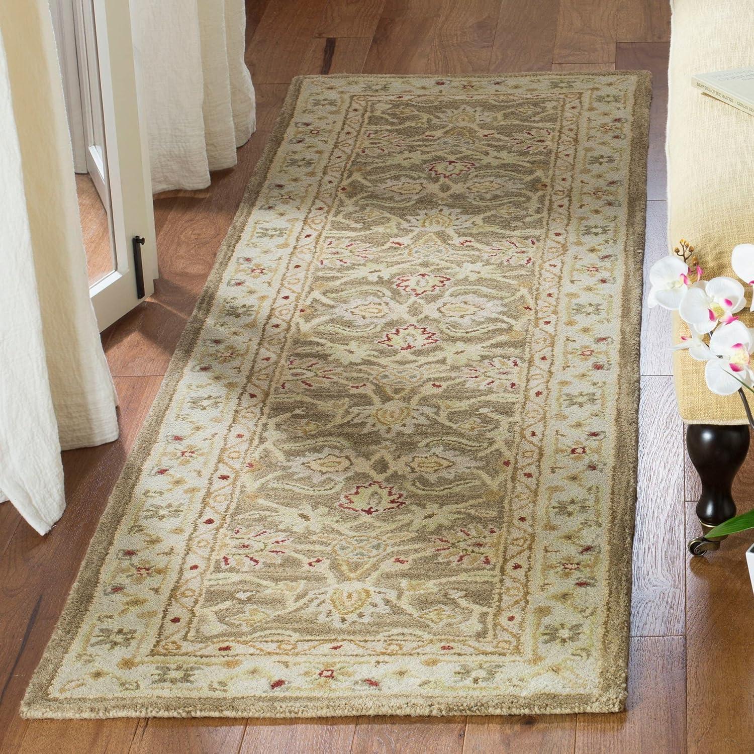 SAFAVIEH Anatolia AN522B Handmade Tan / Ivory Rug