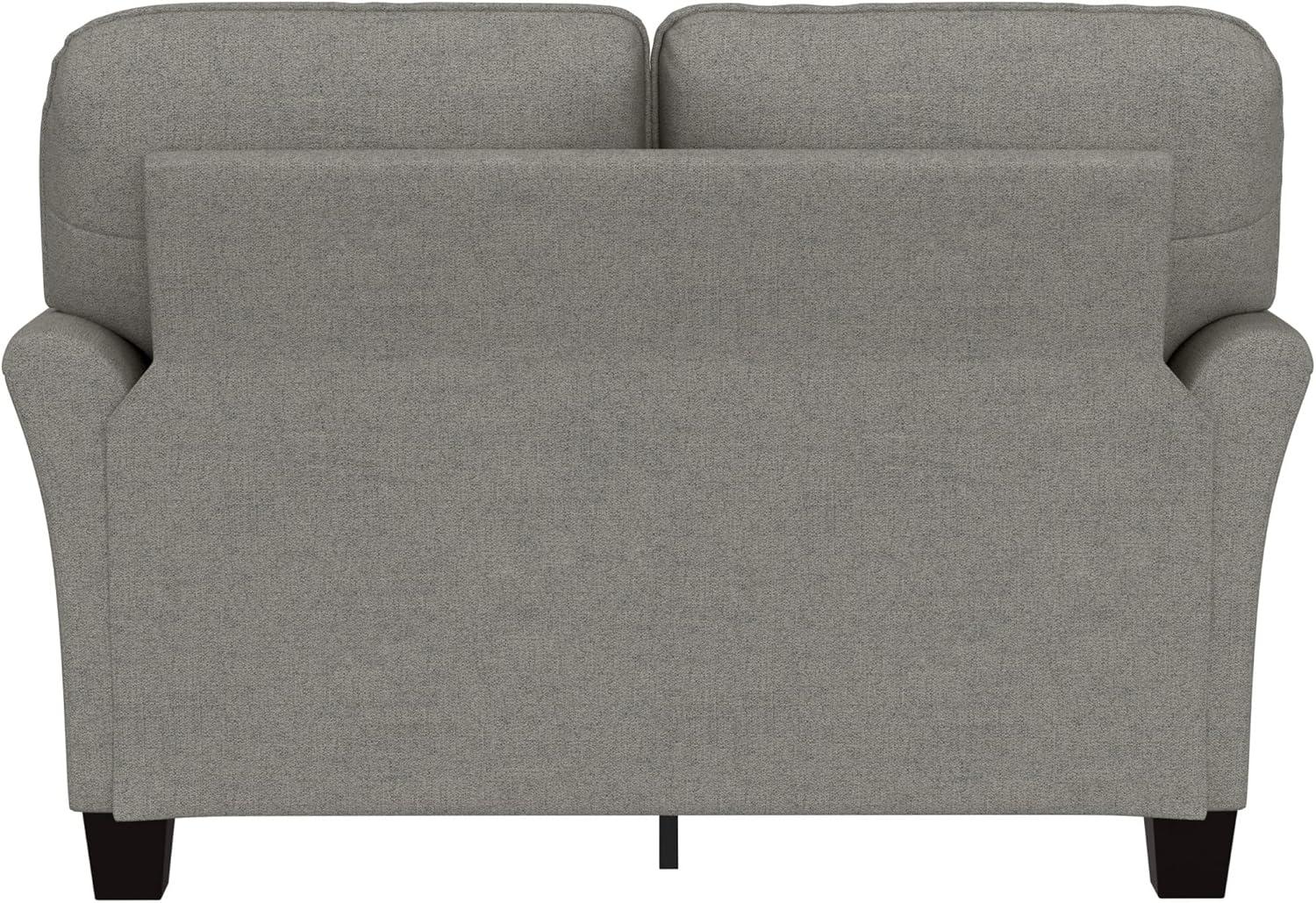 Hillsdale Furniture Lorena Upholstered Loveseat, Gray