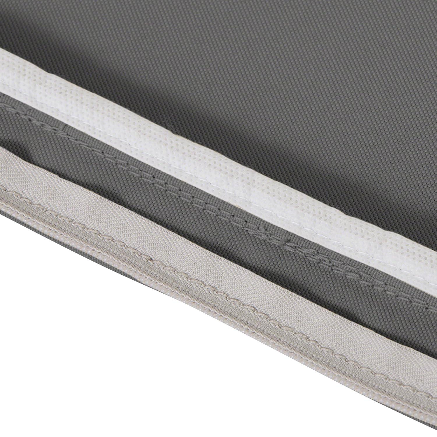 Classic Accessories 62-015-LCHARC-EC Bench Cushion Combo, 48"W x 18"D x 3"Thick, Light Charcoal