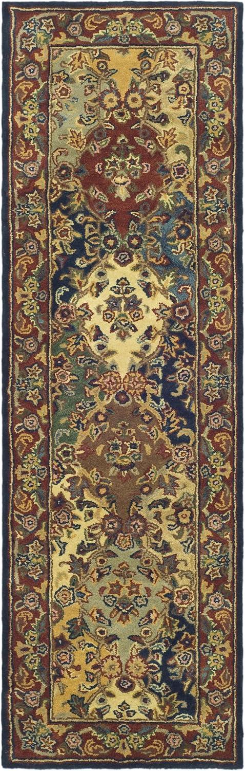 SAFAVIEH Heritage Malcolm Oriental Runner Rug, Beige/Burgundy, 2'3" x 6'