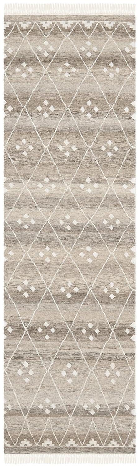 Natural Kilim NKM316 Hand Woven Runner Rug - Natural/Ivory - 2'3"x6' - Safavieh.