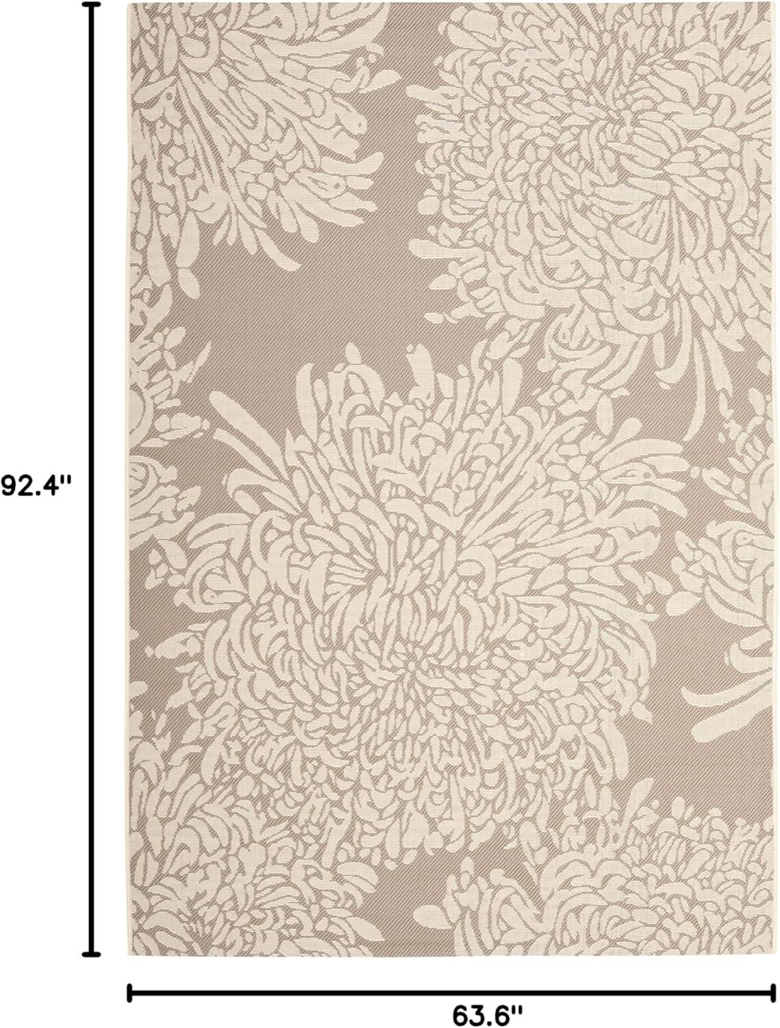 Chrysanthemum Floral Indoor Rug