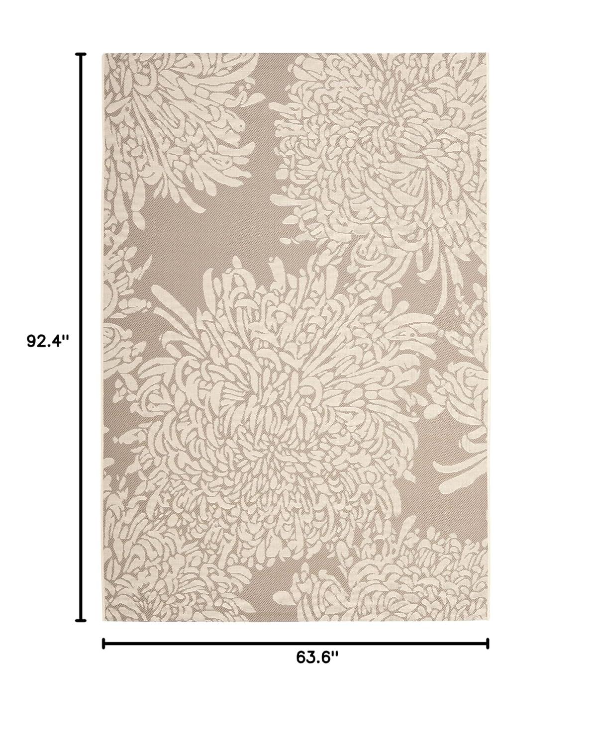Chrysanthemum Martha Stewart Performance Floral Rug