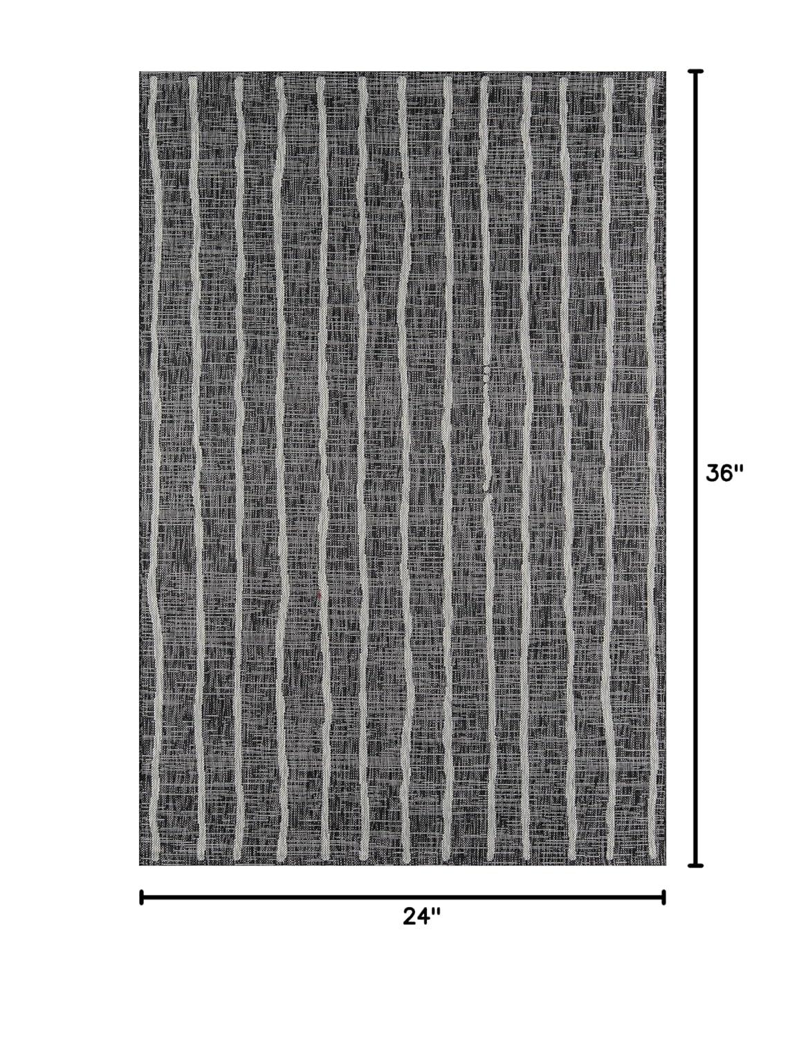 Sicily Charcoal Indoor/Outdoor Rug