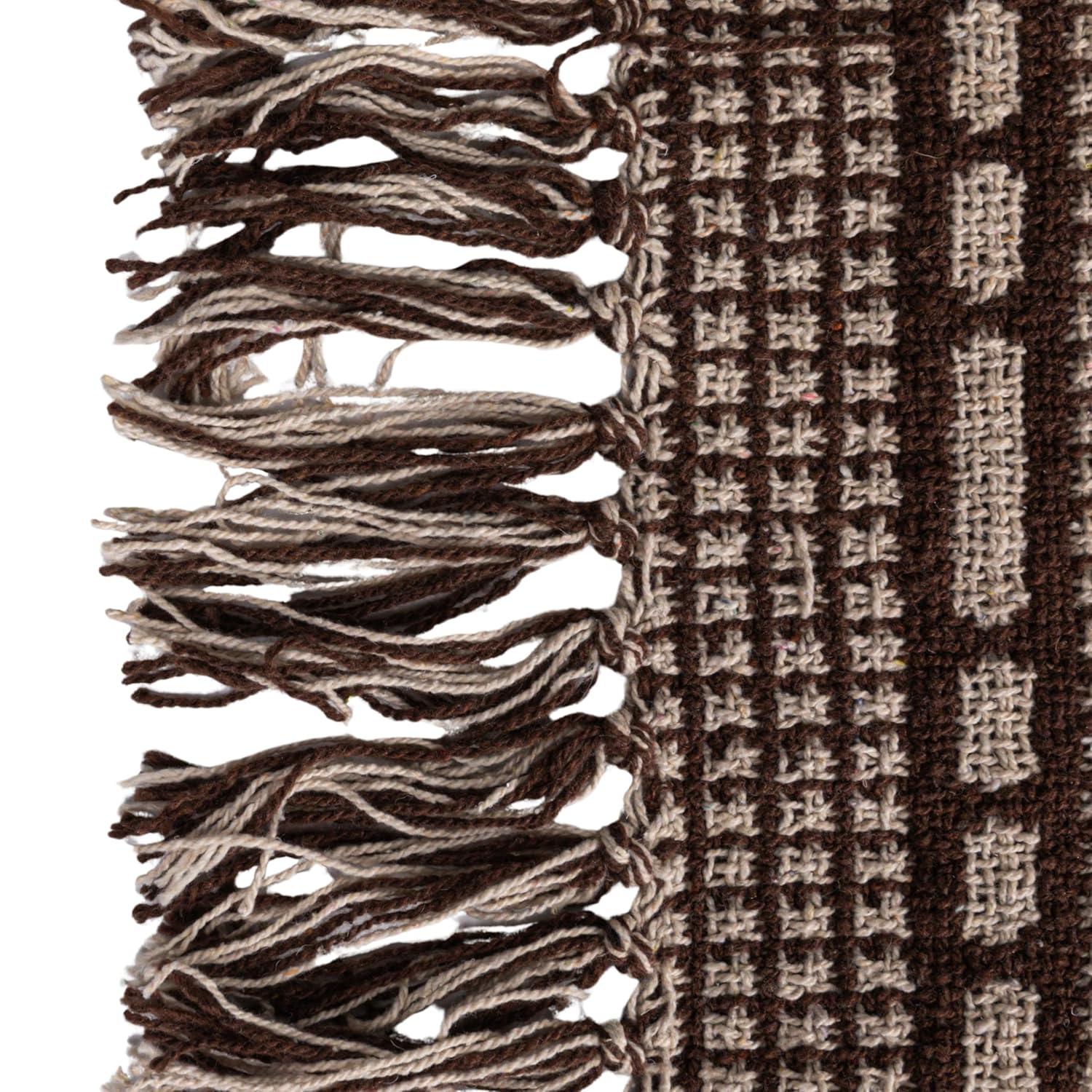 Bloomingville Hand Woven Throw Blanket