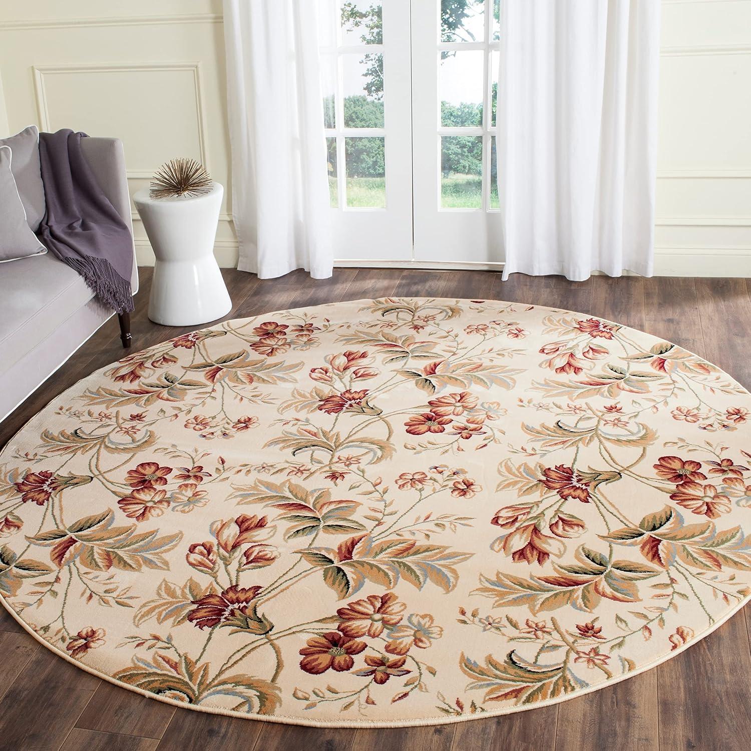 SAFAVIEH Lyndhurst Clara Floral Area Rug, Sage, 9' x 12'