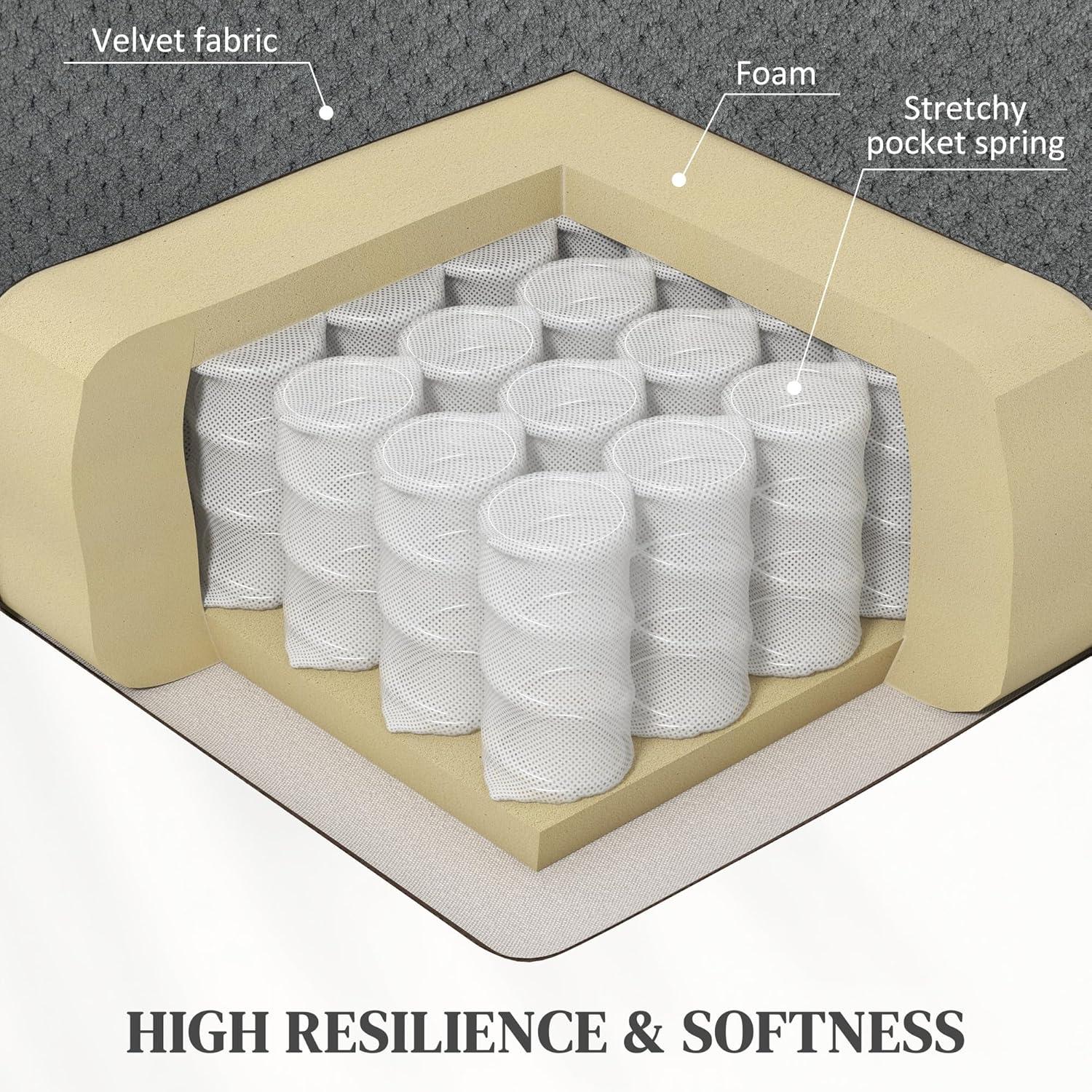 HOMCOM Power Lift Recliner Chair with Massage and Heat, Electric Lift Chair for Elderly, Gray