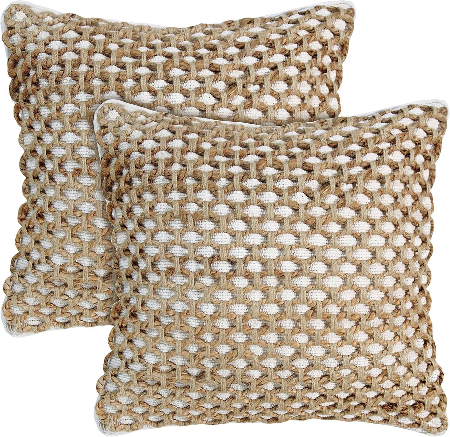 Boho Living Jada Decorative Pillow Collection Living Cotton Blend Square Throw Pillow Cover