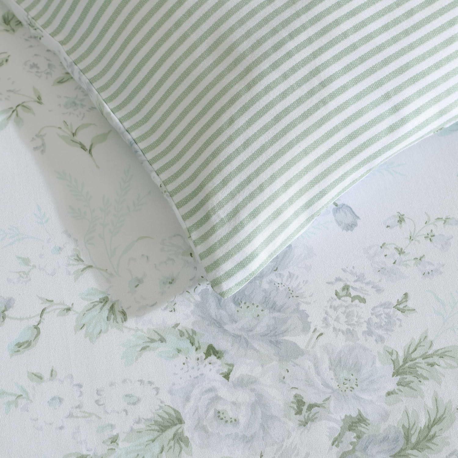 Laura Ashley Laura Ashley Arundel Cotton Reversible Grey Duvet Cover Set
