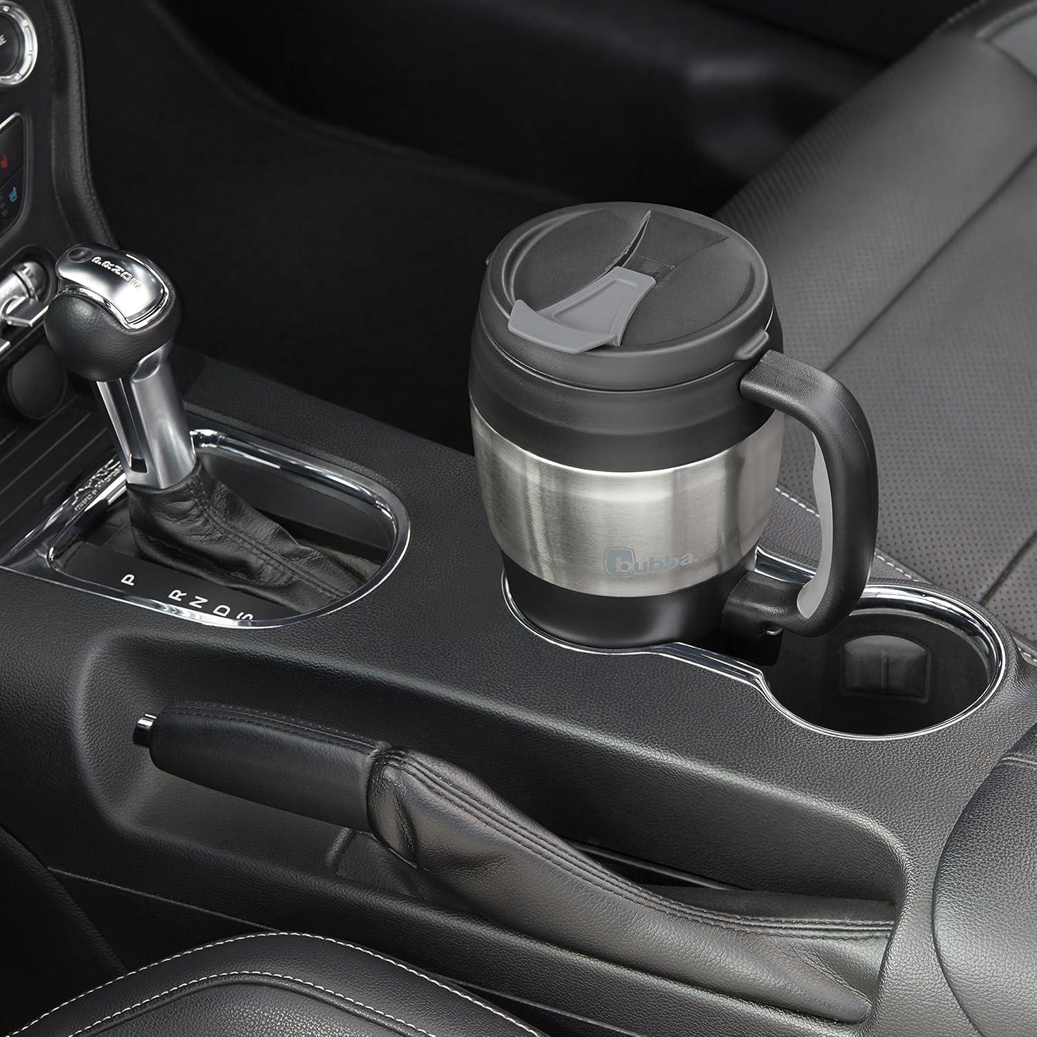 bubba Classic Stainless Steel Mug with Handle Black, 34 fl oz.