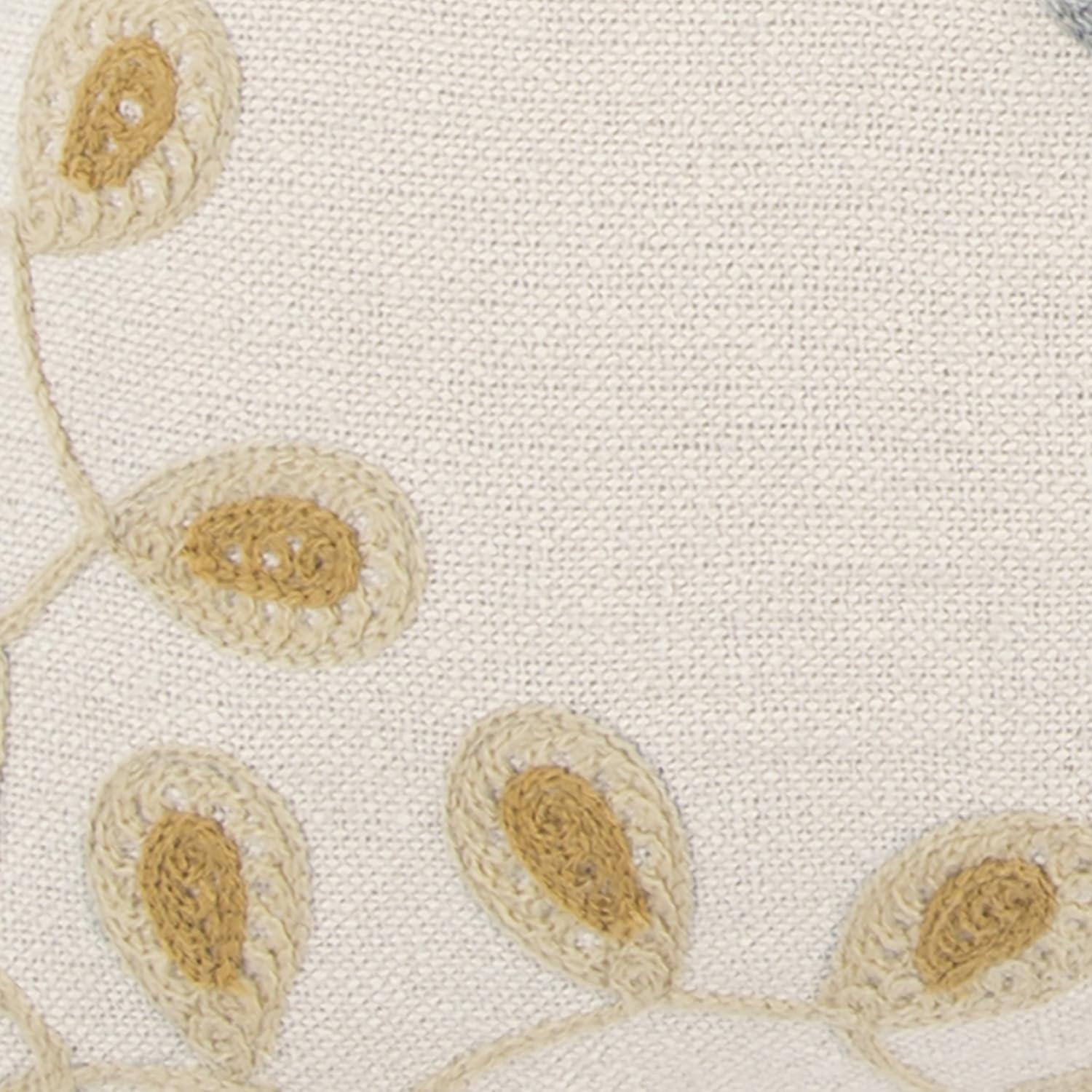 Rizzy Home Embroidered Cotton Throw Pillow