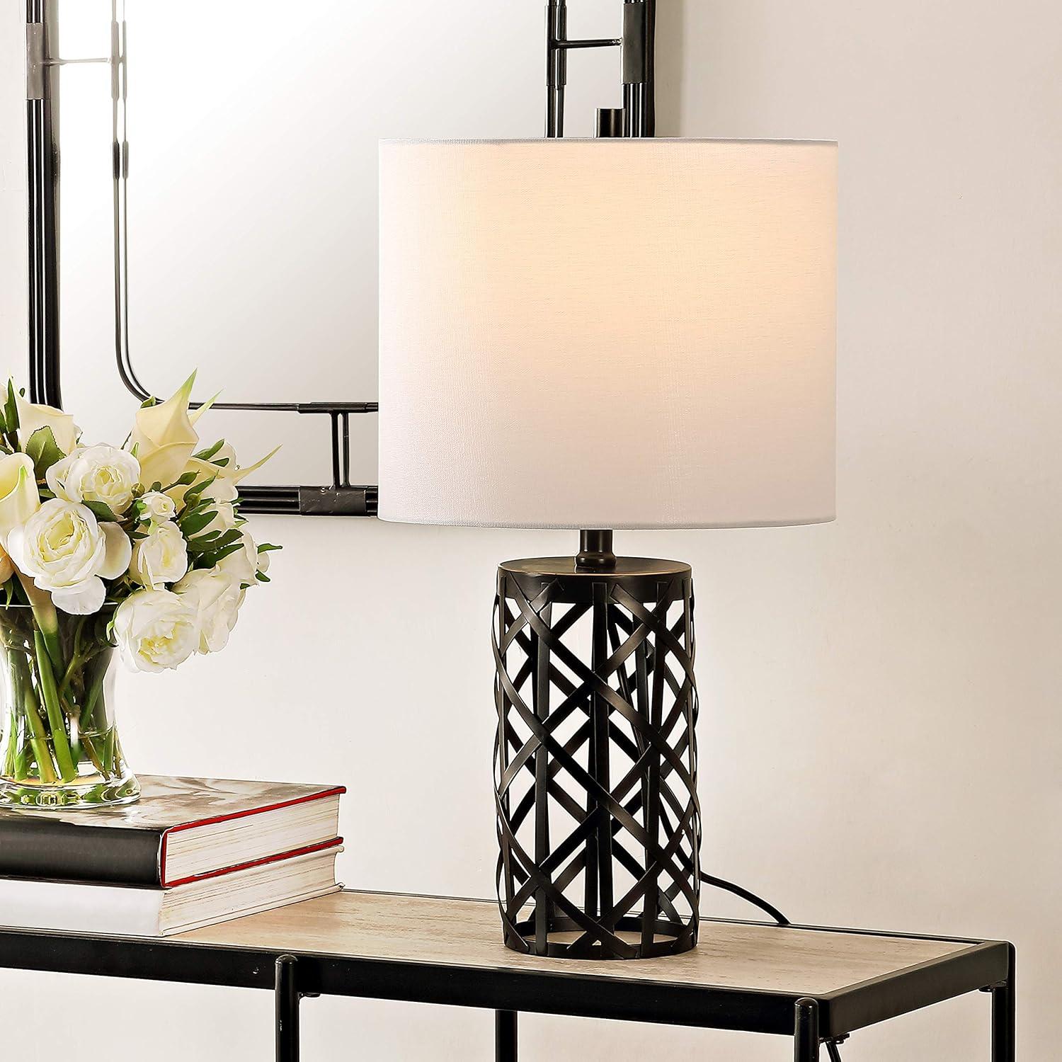 Berny Table Lamp - 22 Inch Height - TBL4264 - Black - Safavieh