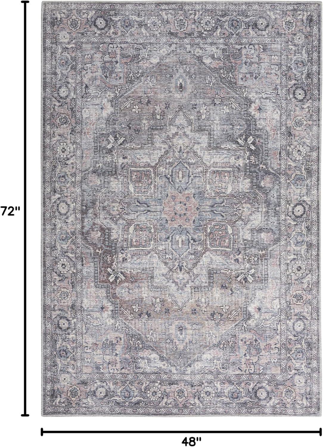 Nicole Curtis Machine Washable Series 1 Vintage Indoor Area Rug