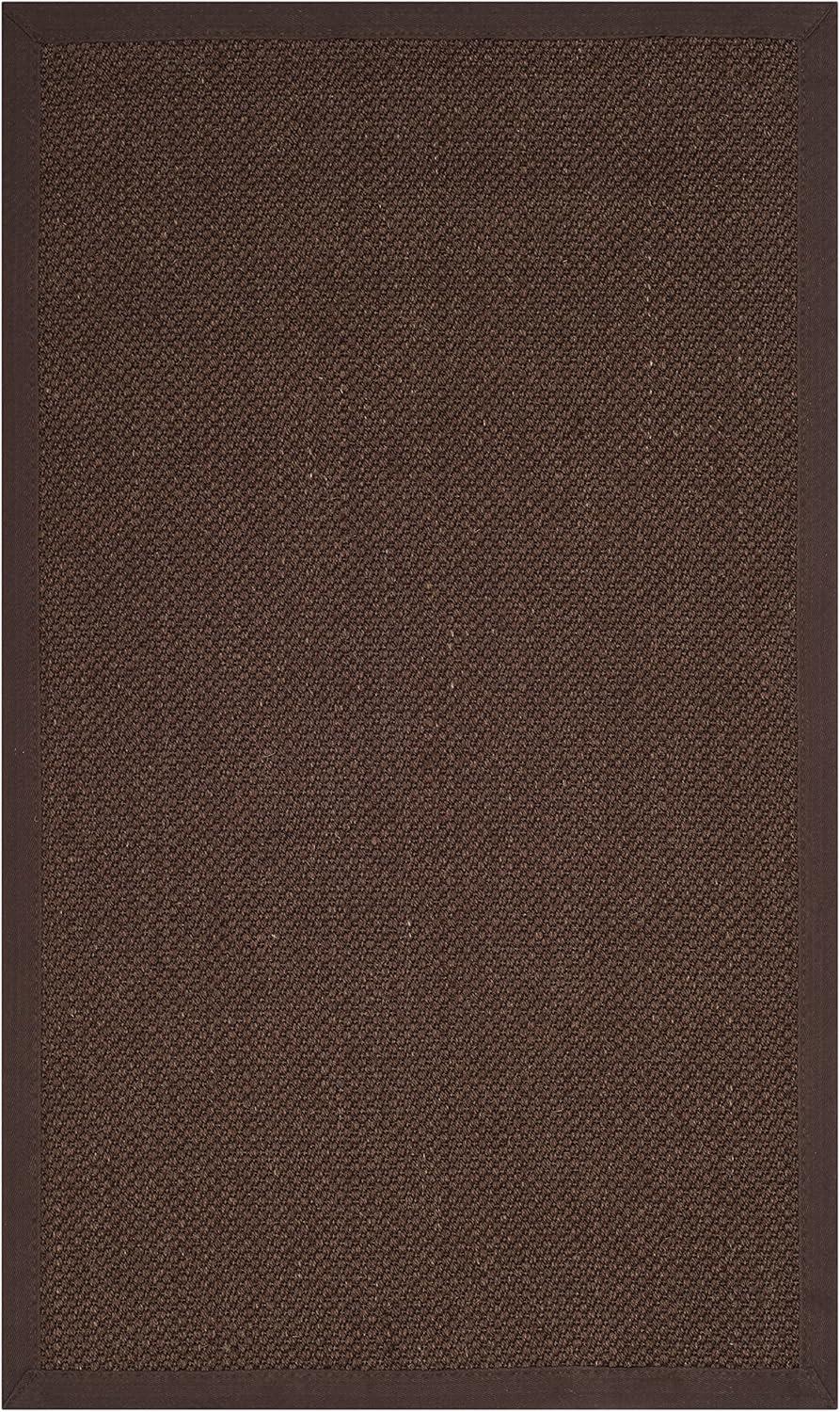 Natural Fiber NF133 Power Loomed Accent Rug - Chocolate/Dark Brown - 2'6"x4' - Safavieh.