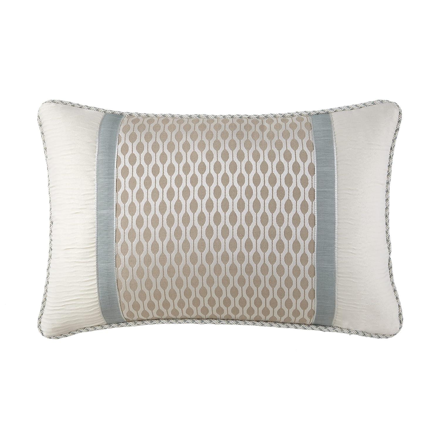 Waterford Bedding Jonet Fringe Reversible Throw Pillow (Set of 3)