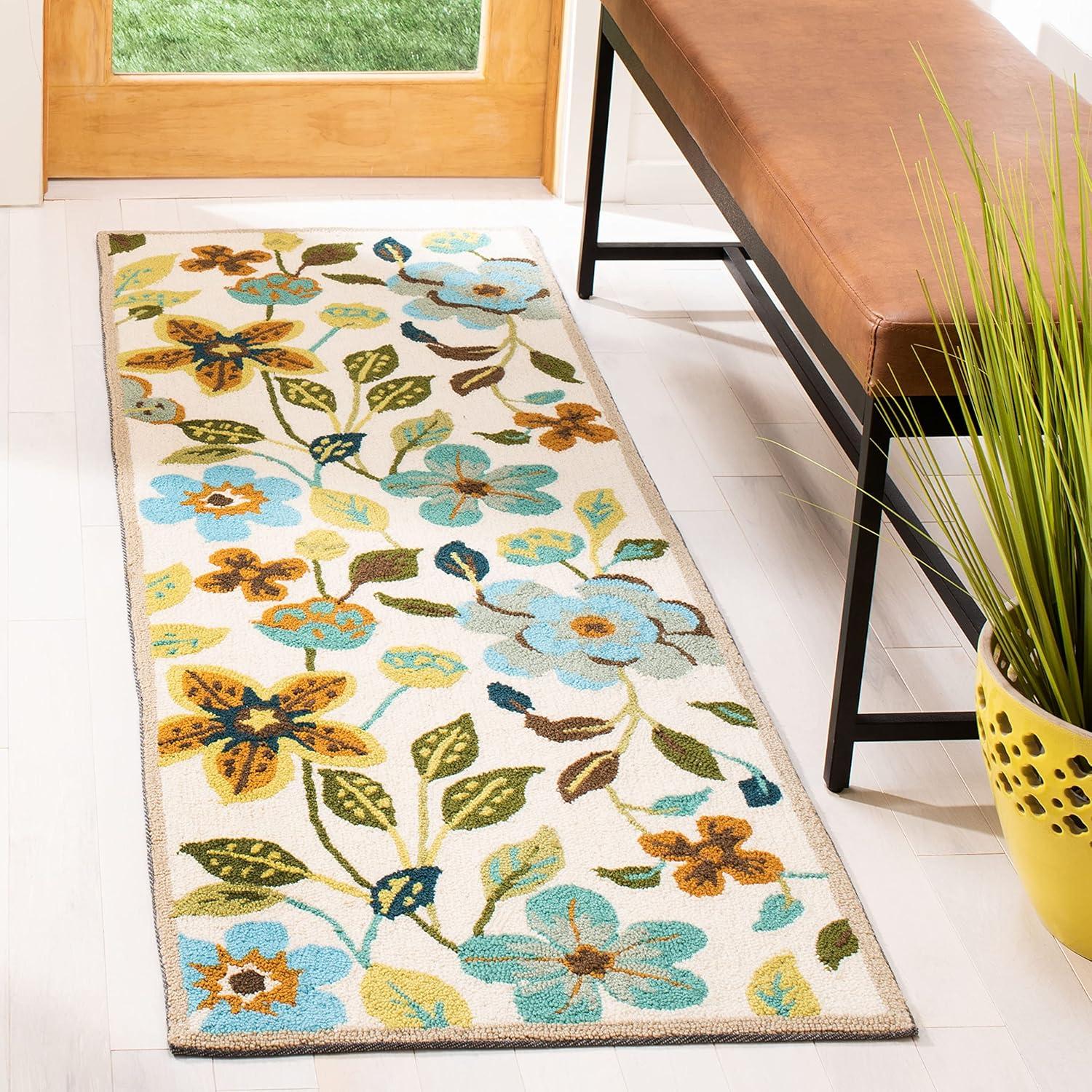 Four Seasons FRS429 Hand Hooked Area Rug  - Safavieh