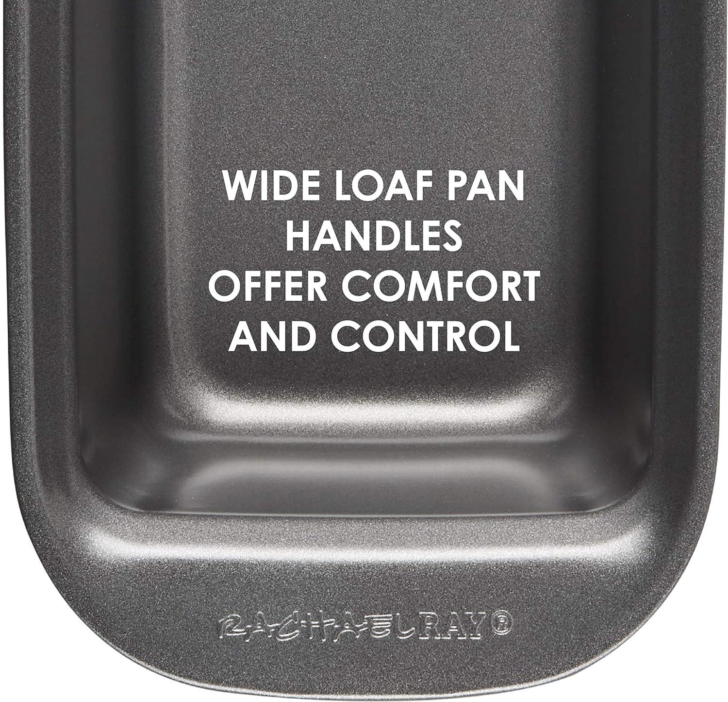 Silver Nonstick Steel Bread and Meatloaf Pan with Insert