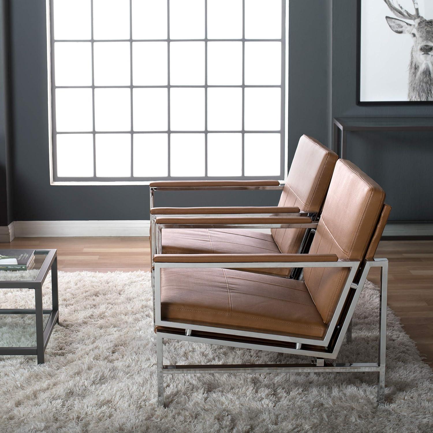 Varnado Faux Leather Armchair