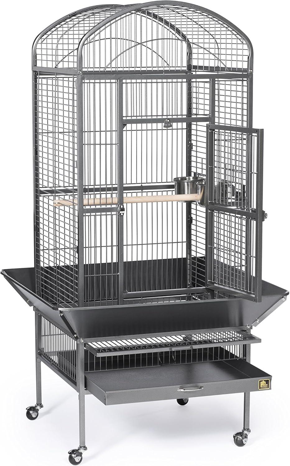 Prevue Pet Products 34521 Dome top Bird Cage, Large, Black Hammerstone